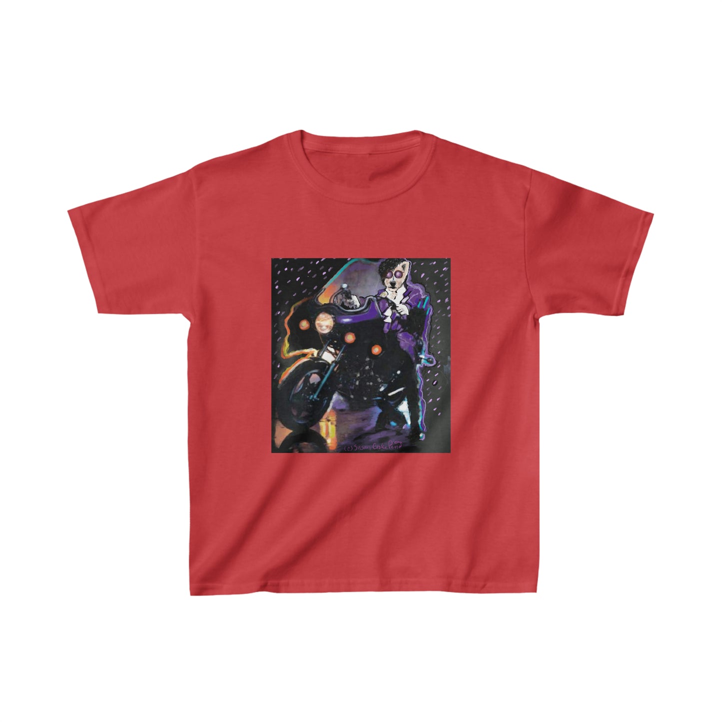 Prince - Kids t shirt - Dog - Purple Rain - Prince lyric - Prince quote - prince gift - Kids Heavy Cotton Tee - Prince art -Prince shirt