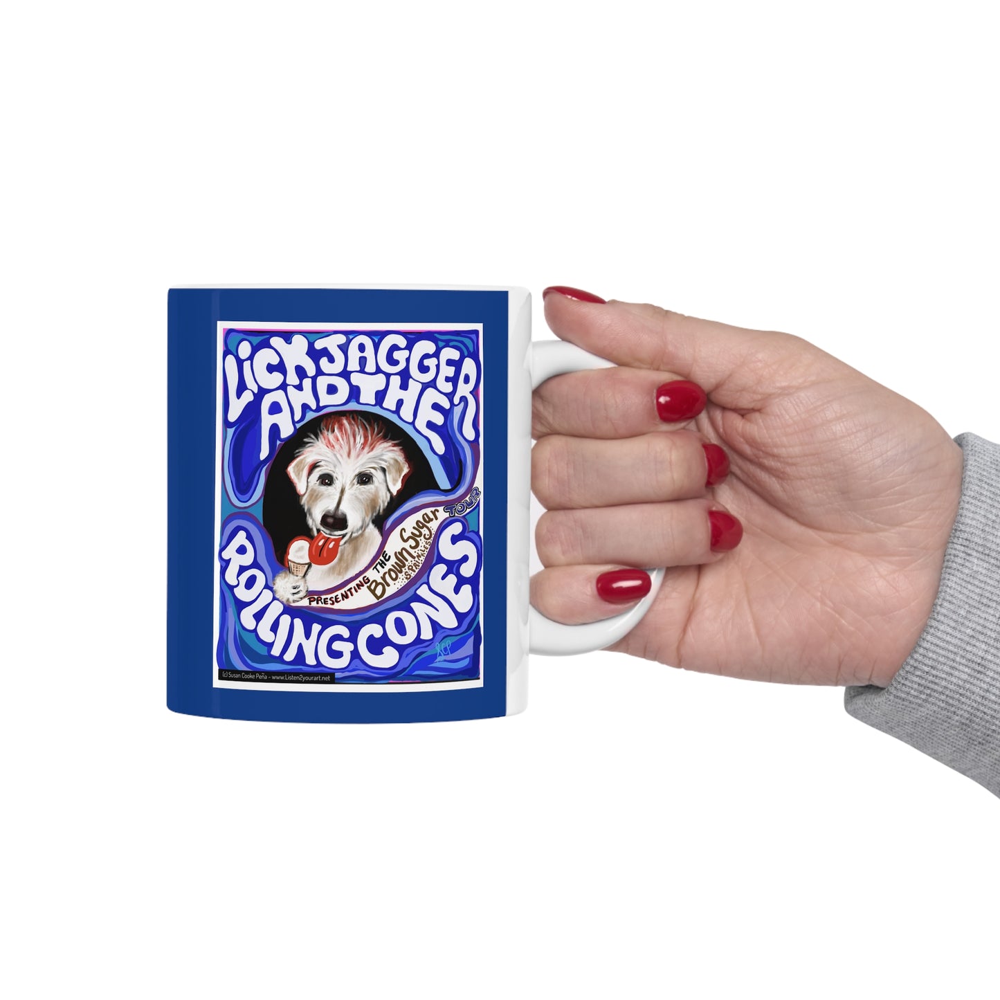 Sir Brennan Lick Jagger and the Rolling Cones - inspired by - Mick Jagger - The Rolling Stones - The Stones - Rolling Stones gifts