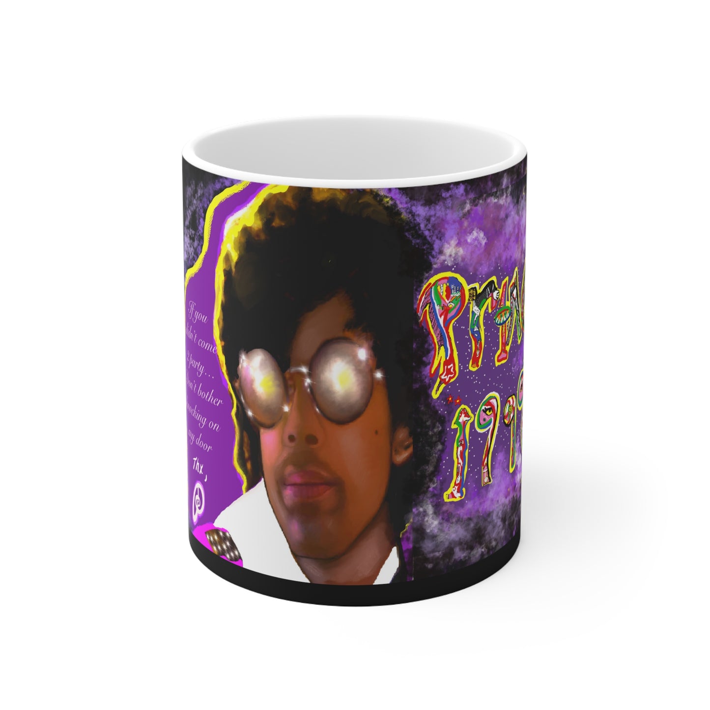 Original Art Prince-Inspired 1999 mug - prince coffee mug - Prince - Purple Rain - Prince mugs - Purple Rain - Prince quote - Prince Lyric