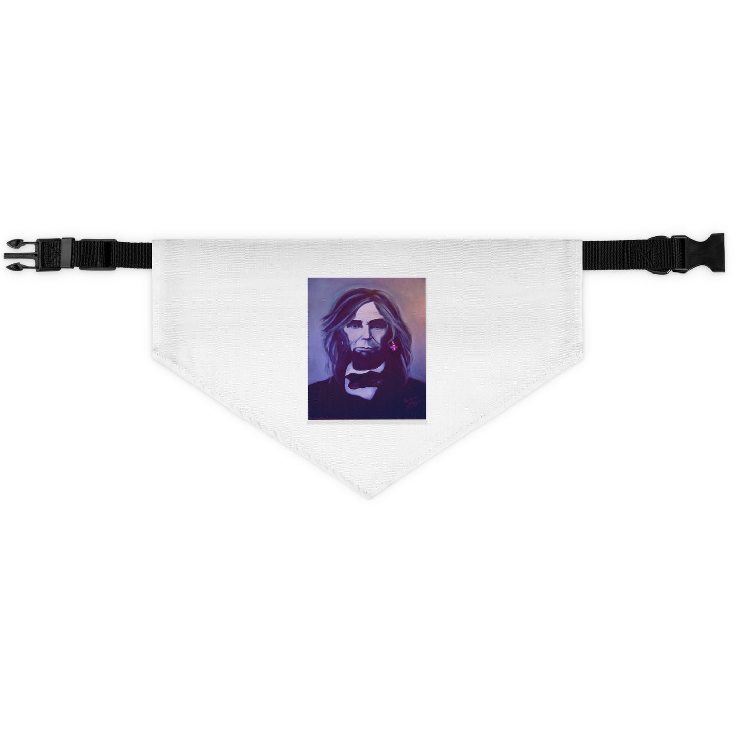 Rock and Roll Abe Lincoln - Pet - Dog - Cat - Bandana Collar - Dog bandanas - Cat Bandanas - bandanas - Abraham Lincoln