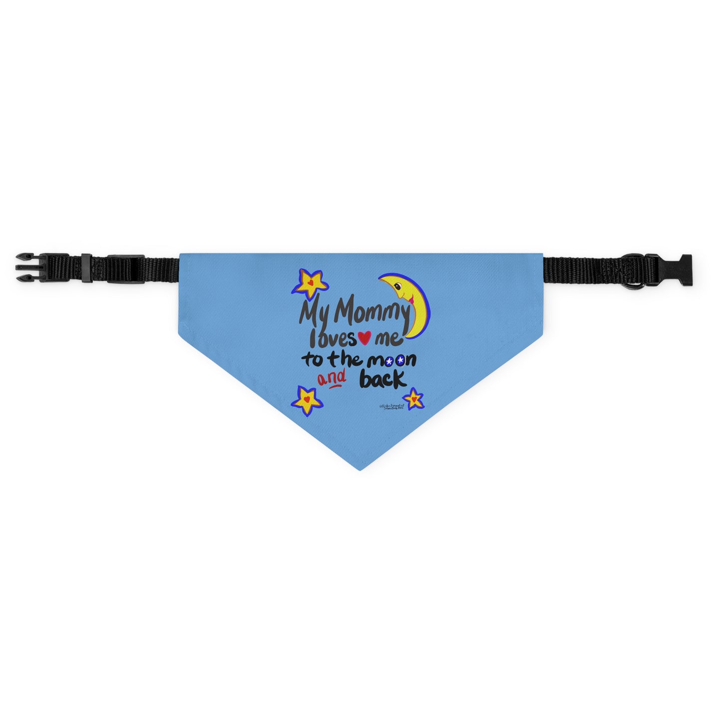 Love you to the moon and back - Pet - Dog - Cat - Bandana Collar - Dog bandanas - Cat Bandanas - bandanas - love