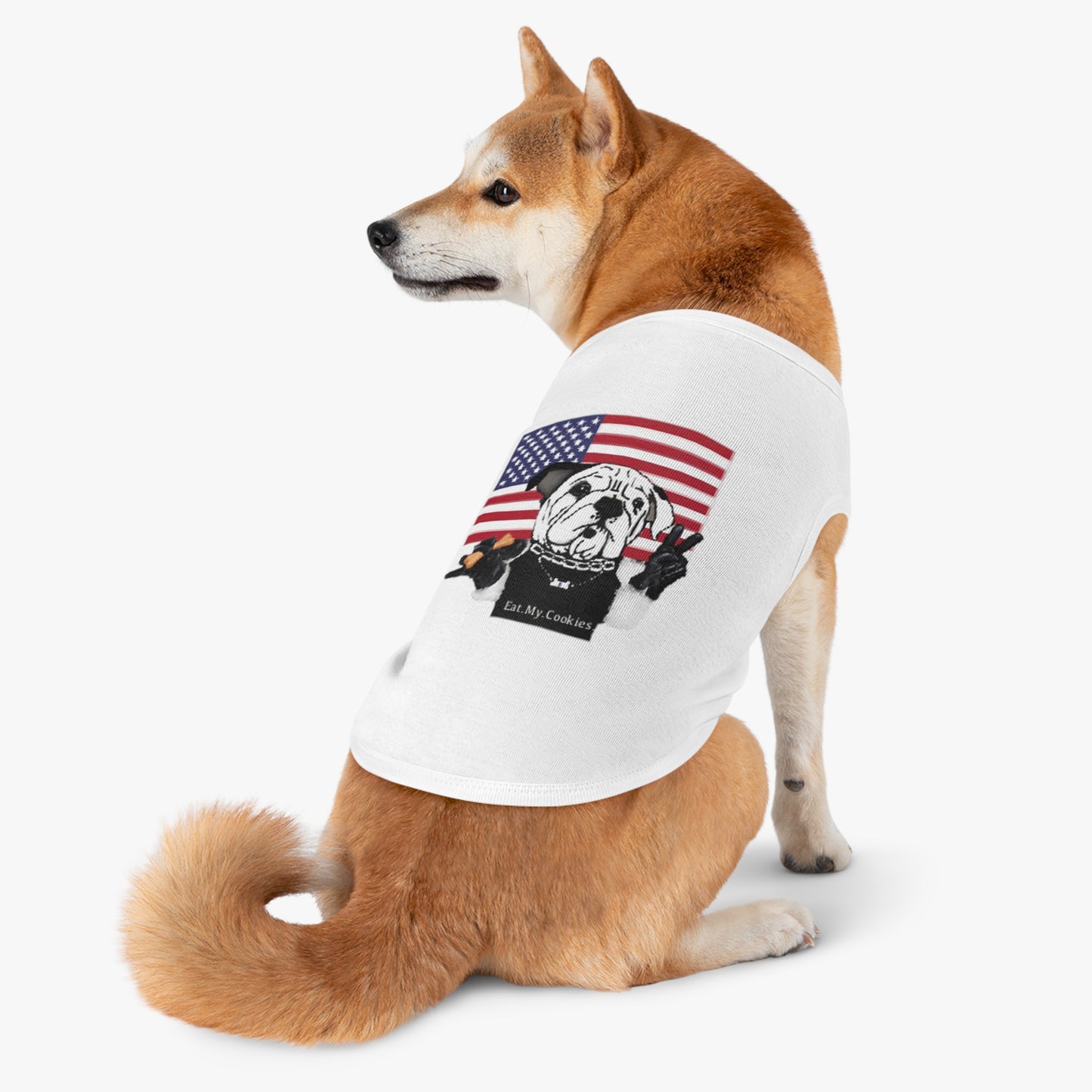 Patriotic - Bulldog - patriot dog shirt - t-shirt - dog tees - dog acessorie - pet shirt - pet shirt - dog t-shirt - cat t-shirt -dog