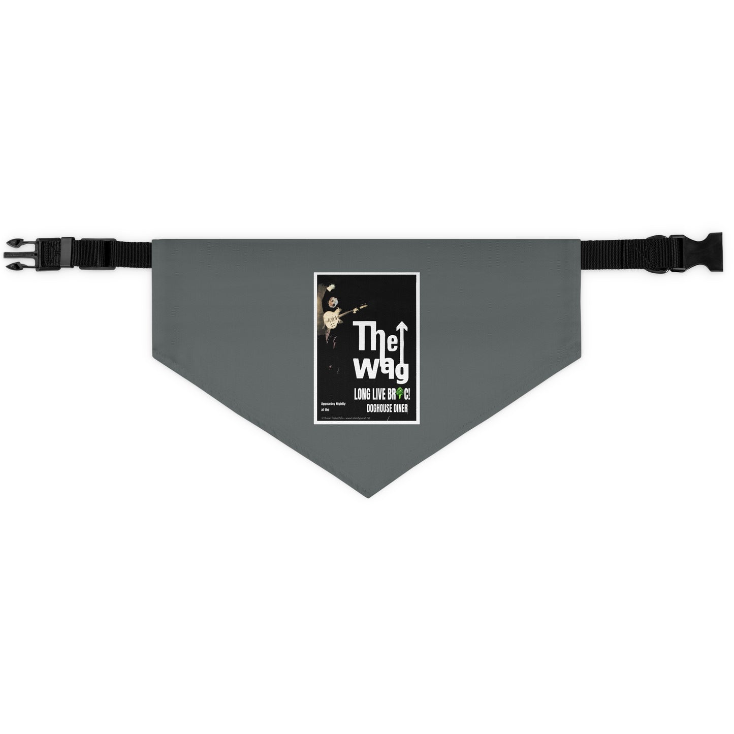 Sir Brennan Who Inspired bandana - Rock and roll Pet - Dog - Cat - The Who - Bandana Collar - Dog bandanas - Cat Bandanas - Custom bandanas - Daltrey - Townsend