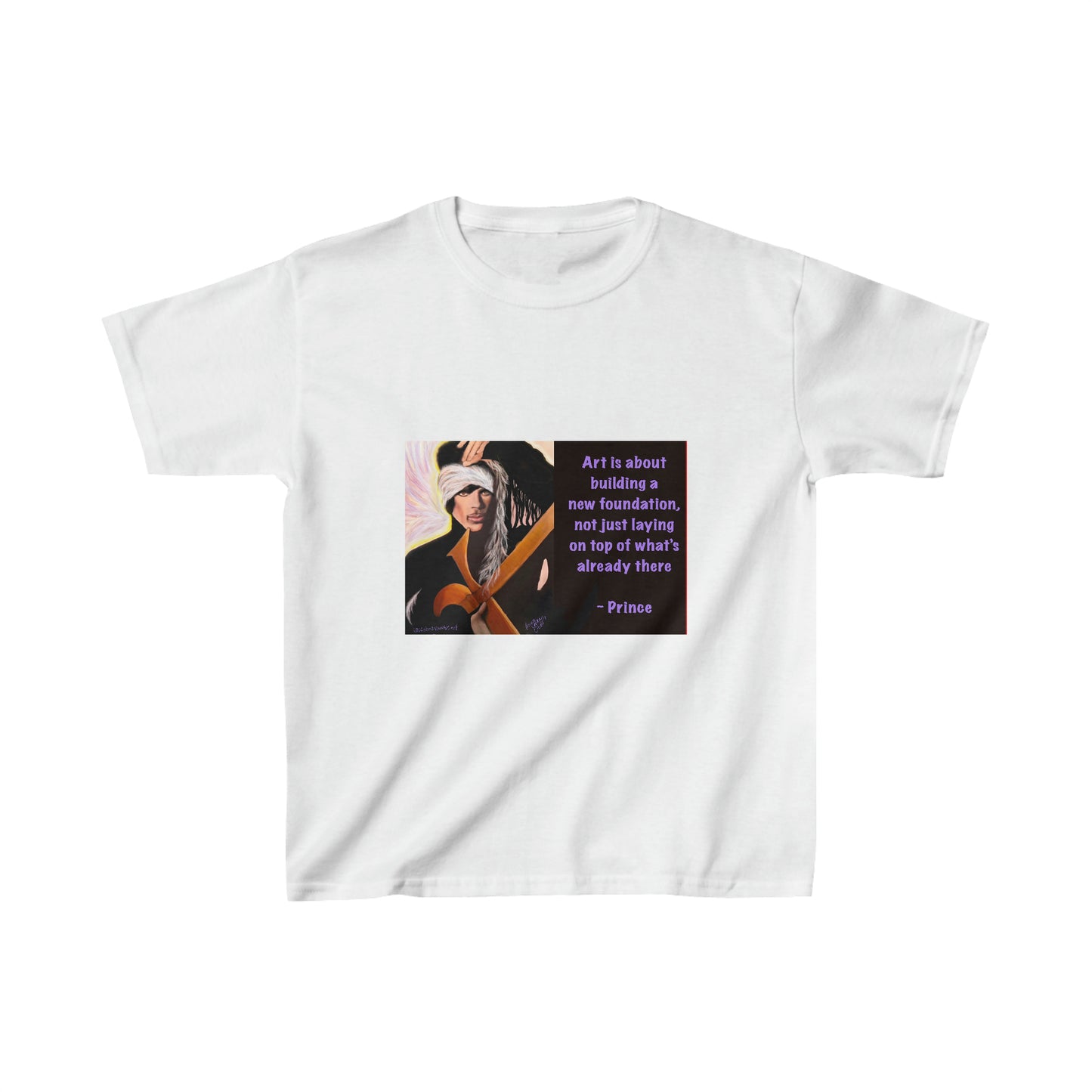 Prince - Kids t shirt - Purple Rain - Prince lyric - Prince quote - prince gift - Kids Heavy Cotton Tee - Prince art -Prince shirt