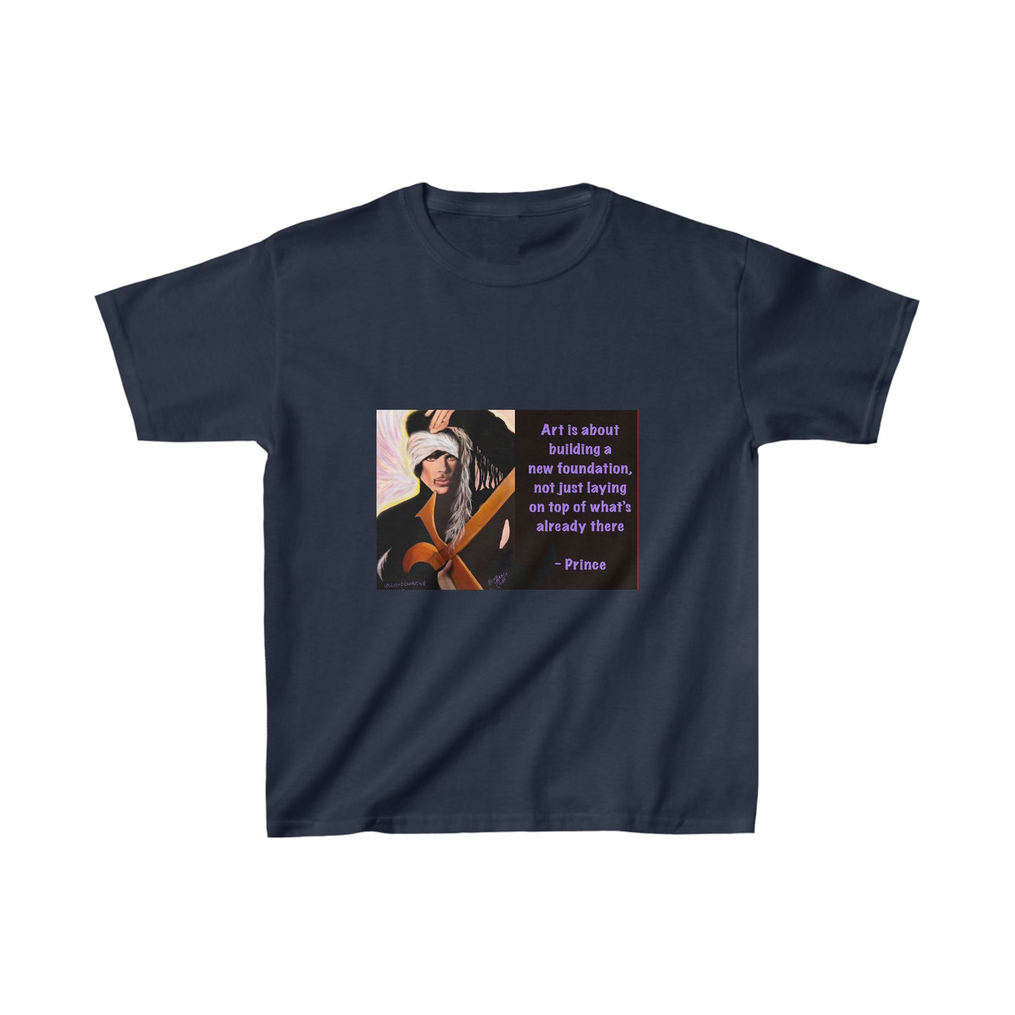 Prince - Kids t shirt - Purple Rain - Prince lyric - Prince quote - prince gift - Kids Heavy Cotton Tee - Prince art -Prince shirt