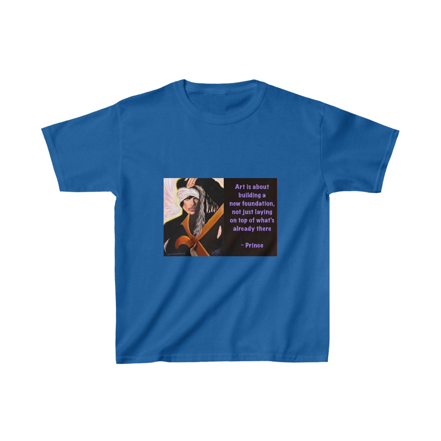Prince - Kids t shirt - Purple Rain - Prince lyric - Prince quote - prince gift - Kids Heavy Cotton Tee - Prince art -Prince shirt