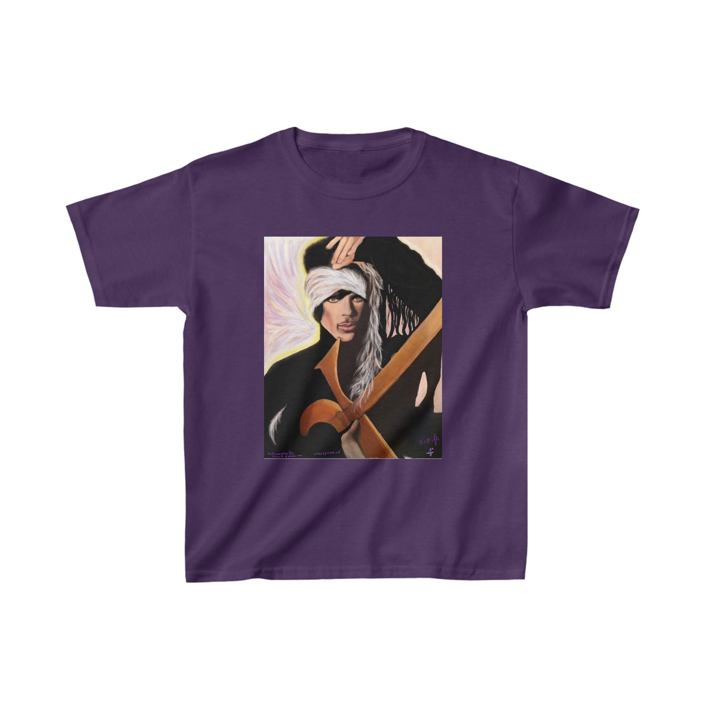 Prince - Original art - artwork - Kids t shirt - 1999 - Prince shirt for kids - prince gift - Kids Cotton Tee - Prince art -Prince shirt