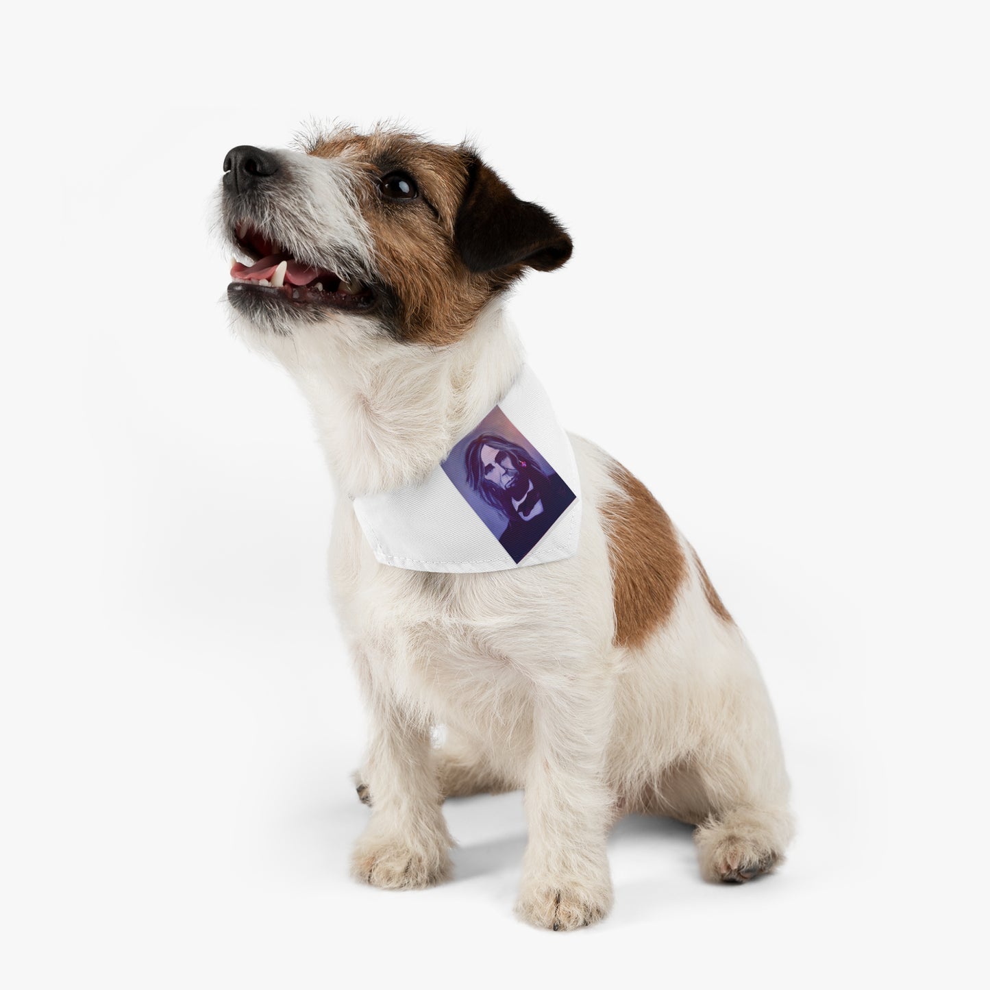 Rock and Roll Abe Lincoln - Pet - Dog - Cat - Bandana Collar - Dog bandanas - Cat Bandanas - bandanas - Abraham Lincoln