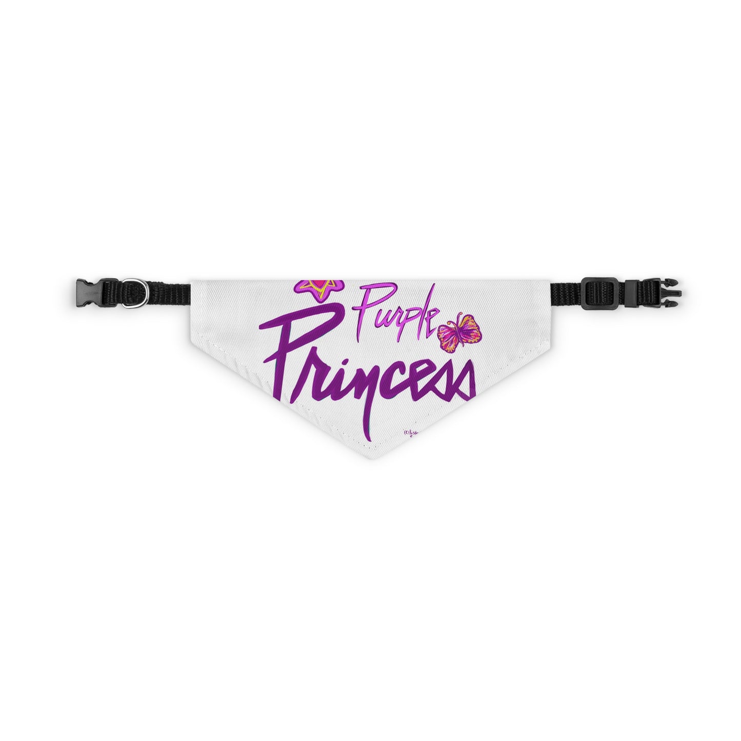 Prince Inspired Purple Princess - Pet - Dog -Cat - Bandana Collar - Dog bandanas - Cat Bandanas - bandanas - prince - purple rain - prince ban