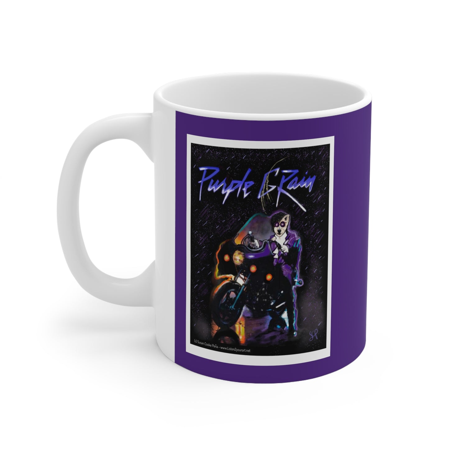 Sir Brennan Purple Grain - inspired by - Prince - Purple Rain - Prince mugs - Purple Rain Movie - Prince fans - Prince gifts