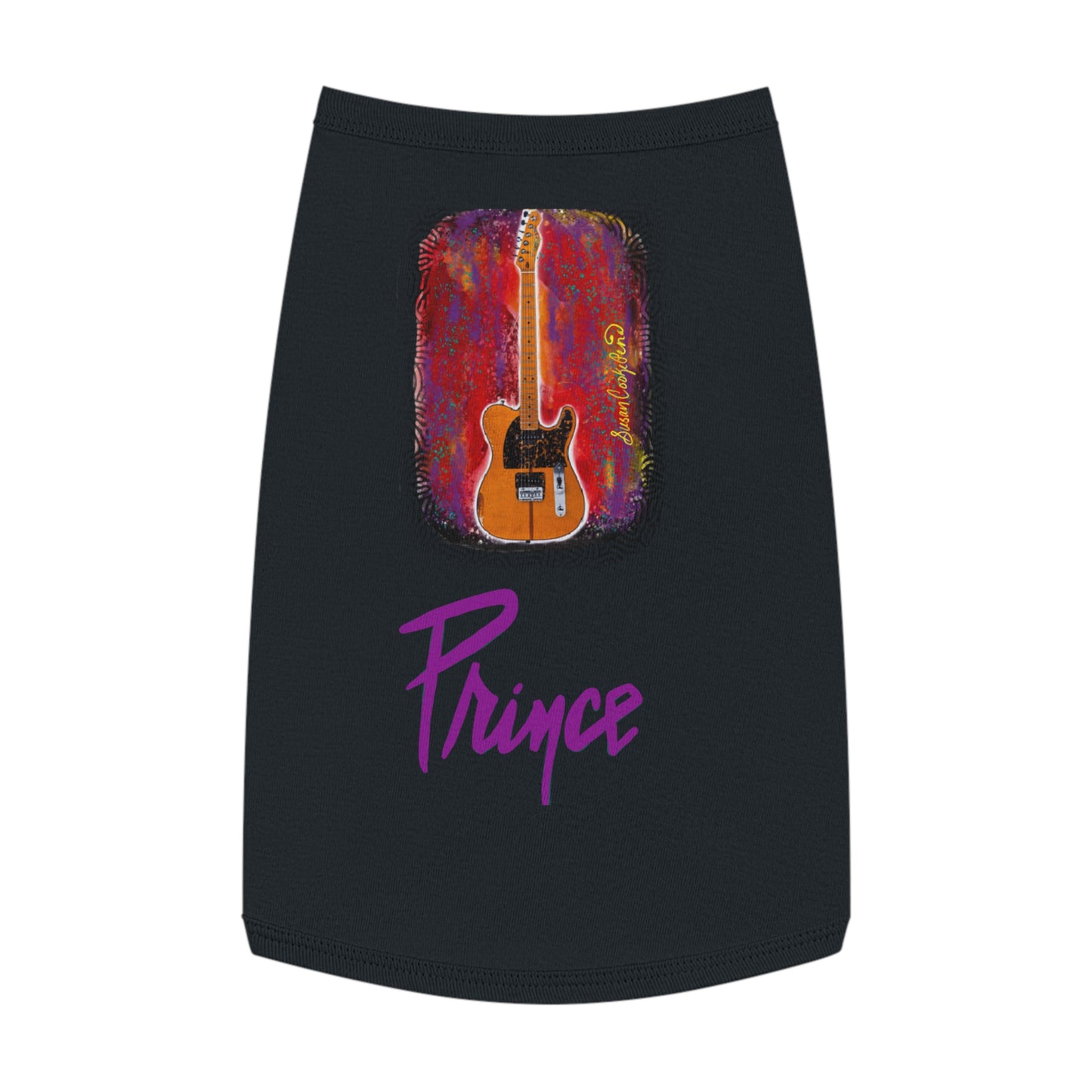 Prince - guitar - prince t-shirt - pet shirt - pet t-shirt - dog t-shirt - cat t-shirt - pet tee - dog clothes