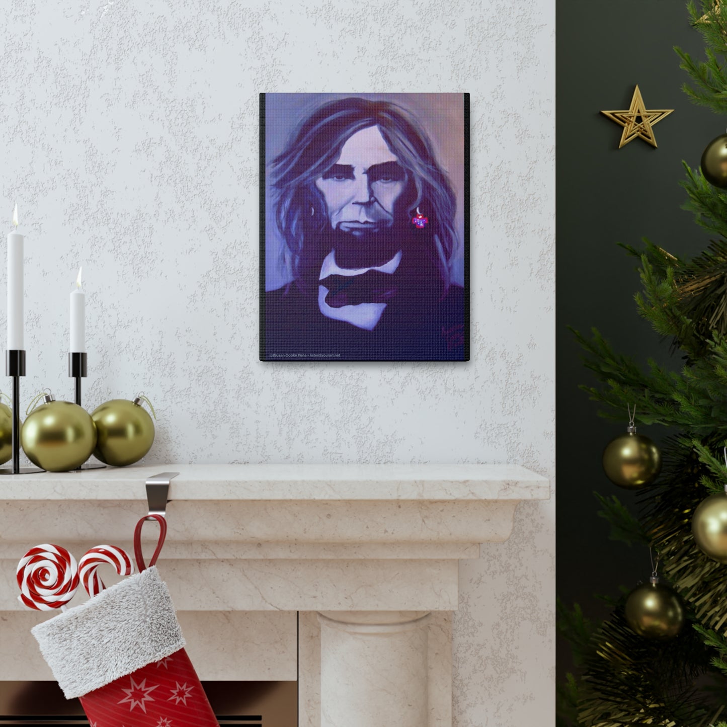 Freedom Lincoln Art by SCP - Lincoln painting