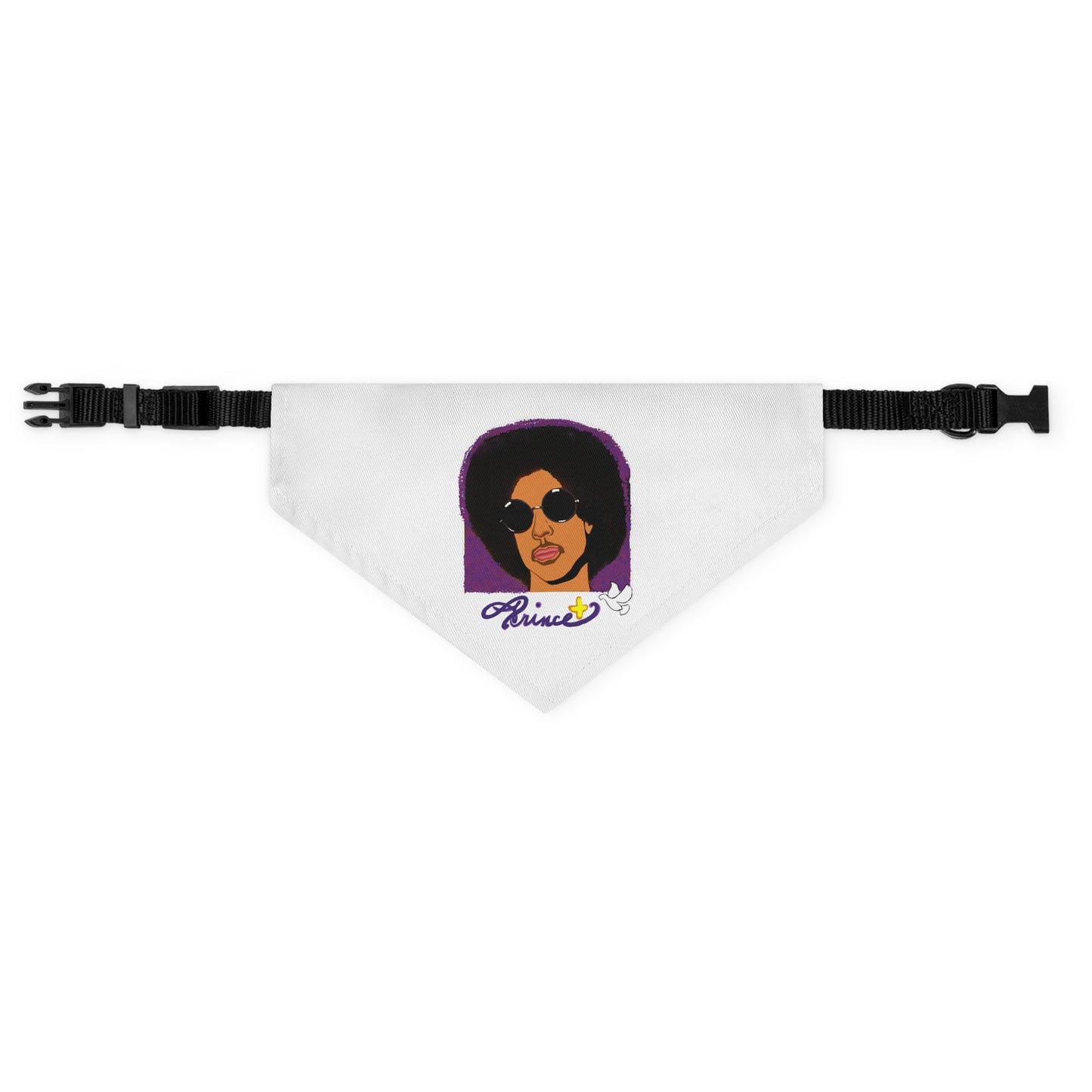 Original Art Prince-Inspired Rock and Roll - Pet - Dog - Cat - Bandana Collar - Dog bandanas - Cat Bandanas - bandanas - prince - purple rain - prince ban