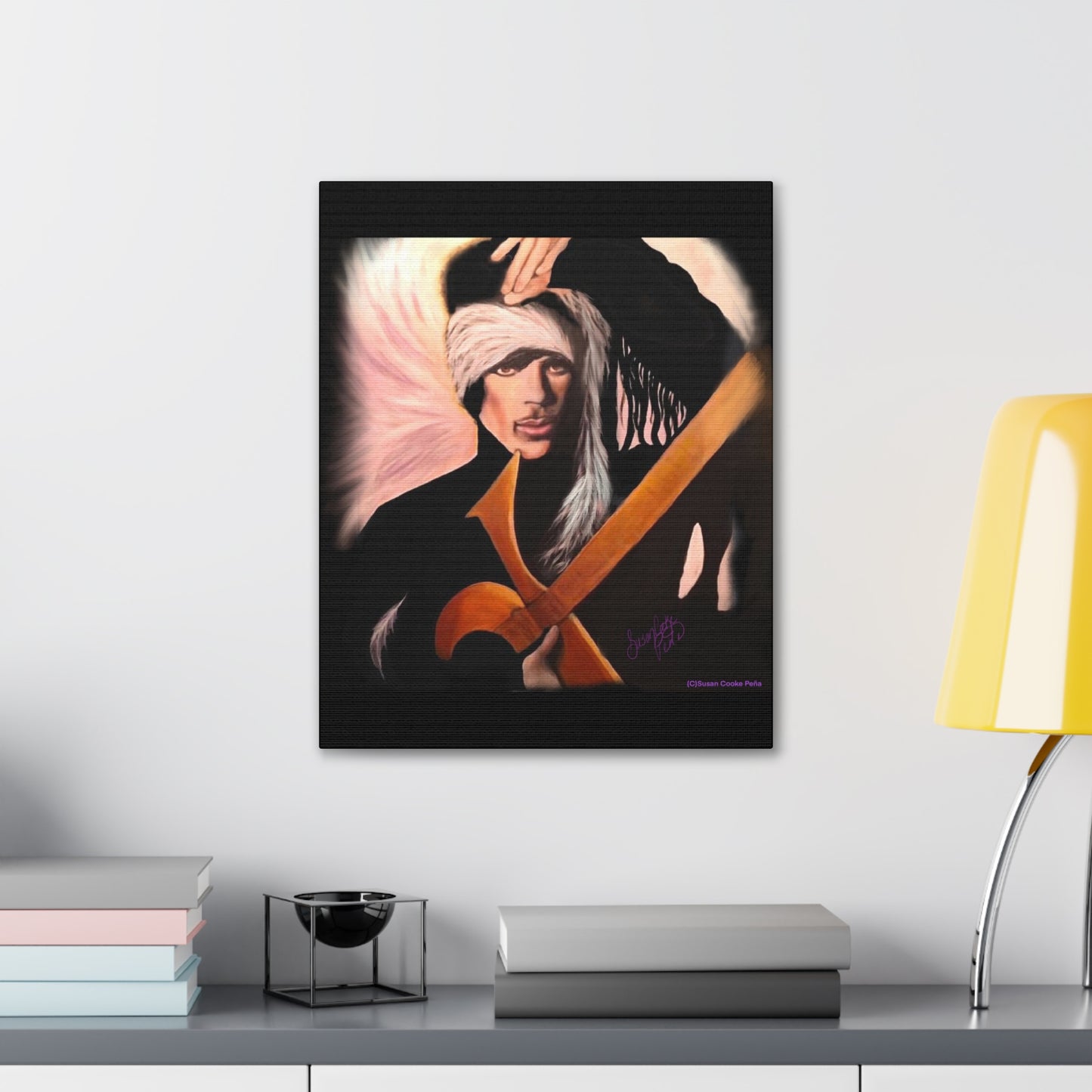 Prince-inspired Art by SCP printed on Canvas Gallery Wrap