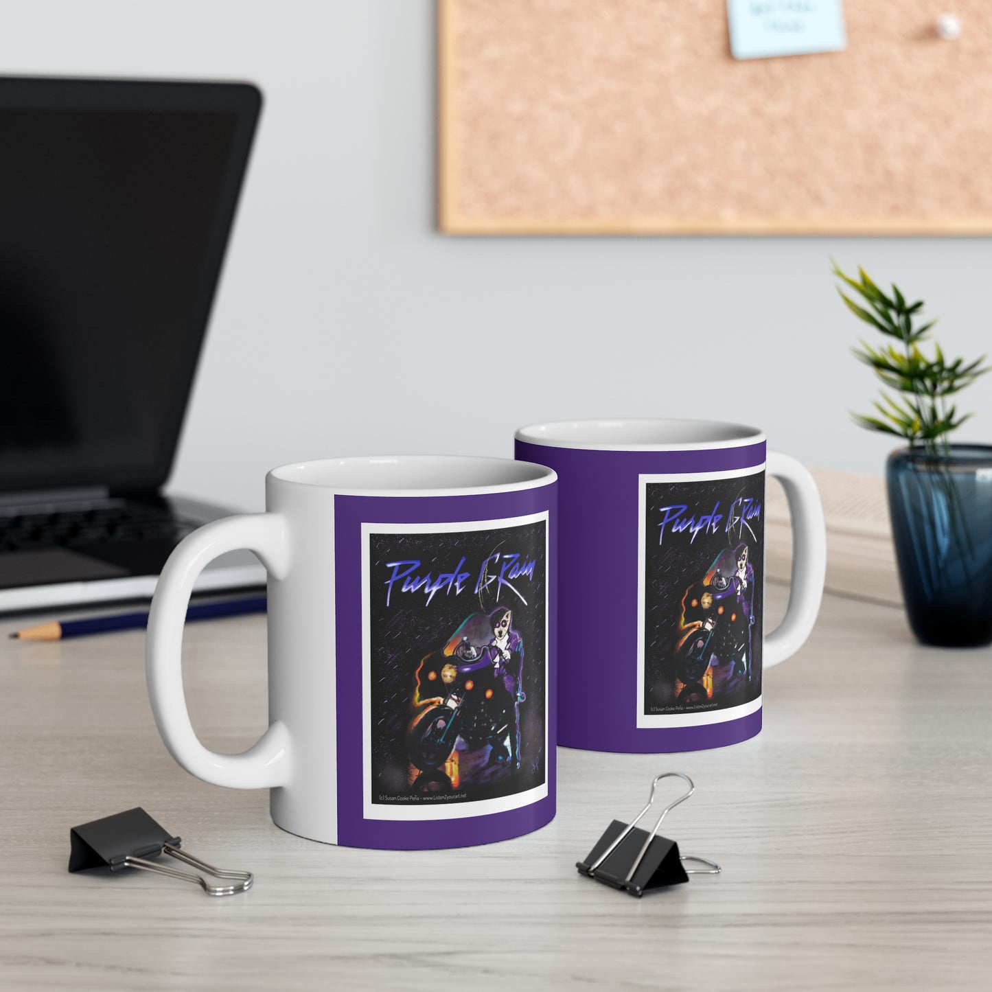 Sir Brennan Purple Grain - inspired by - Prince - Purple Rain - Prince mugs - Purple Rain Movie - Prince fans - Prince gifts