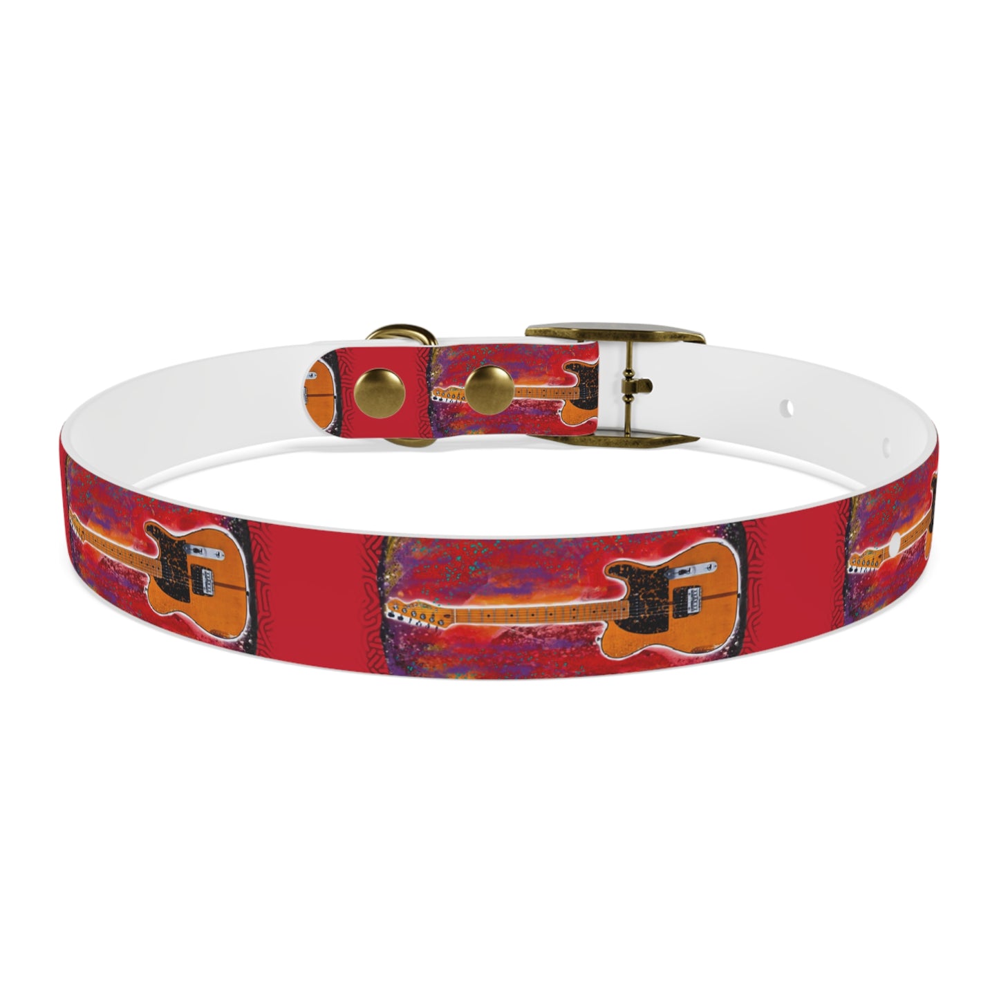 Prince - Guitar - Dog Collar - Prince dog collar - guitar dog collar - custom dog - gifts - guitar gift - guitar themed - rock n roll