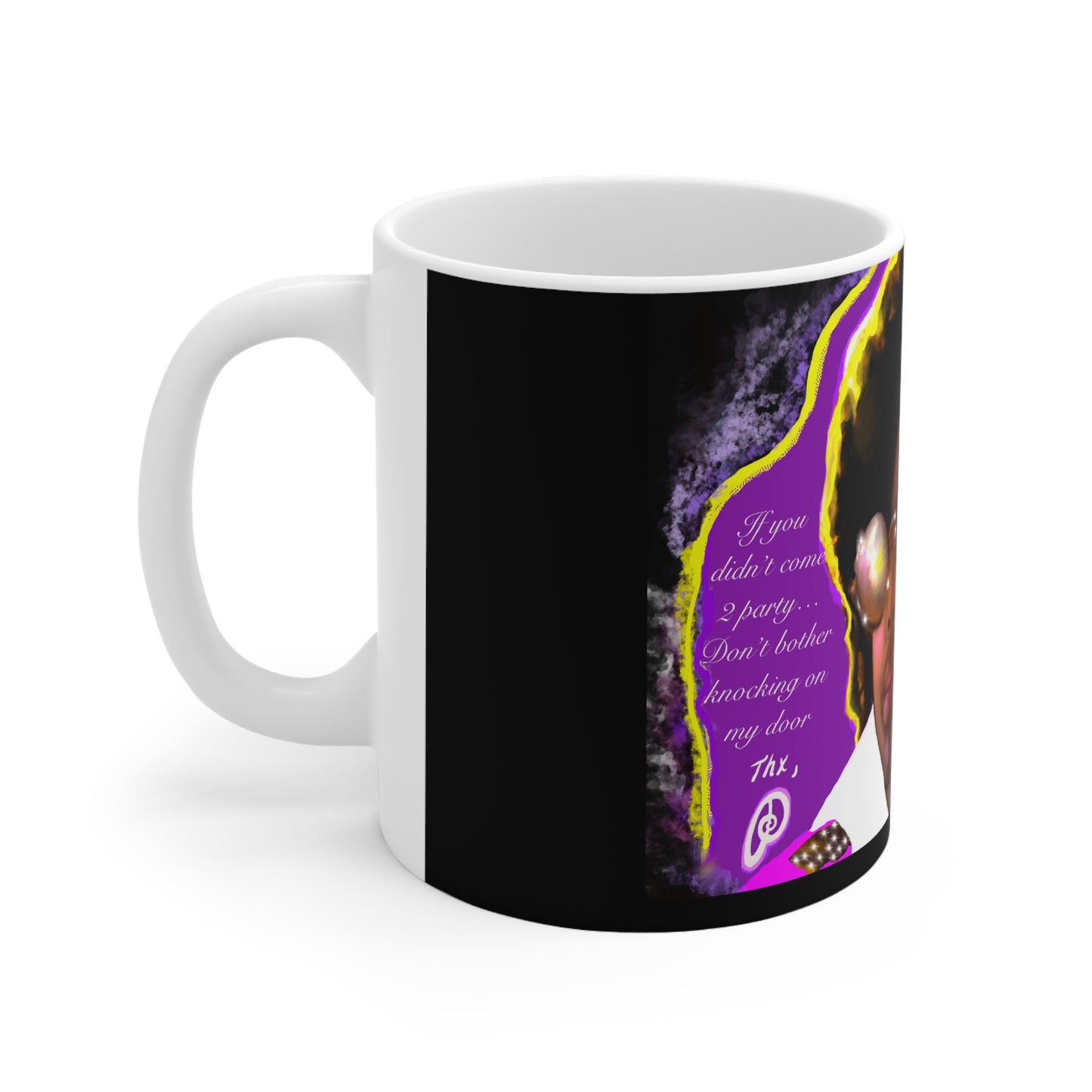 Original Art Prince-Inspired 1999 mug - prince coffee mug - Prince - Purple Rain - Prince mugs - Purple Rain - Prince quote - Prince Lyric