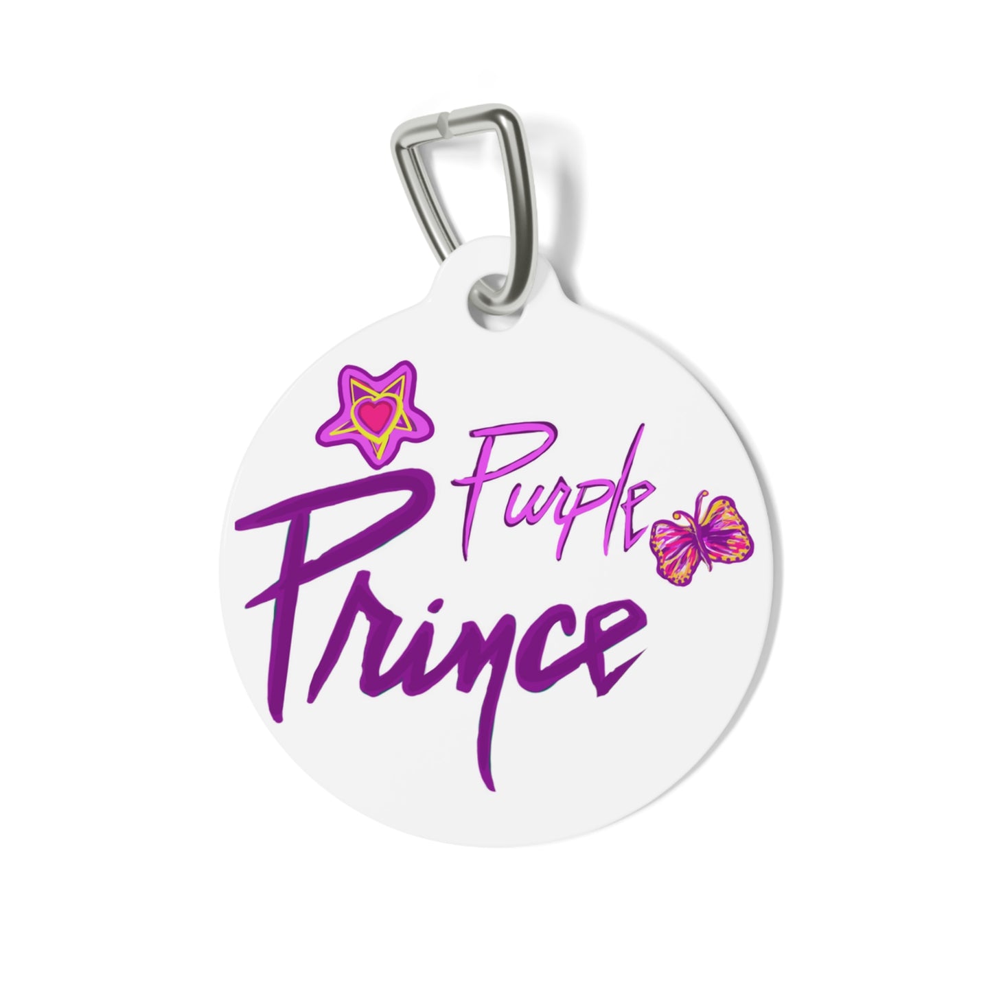 Metal - Pet Tag - Pet charm - Pet gift - dog charm - cat charm - cat tag - dog jewelry - cat jewelry - Prince - Prince charm -