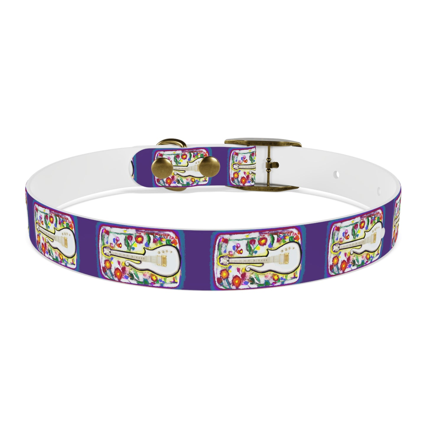 Prince - Guitar - Dog Collar - Prince dog collar - guitar dog collar - custom dog - gifts - guitar gift - guitar themed - rock n rol