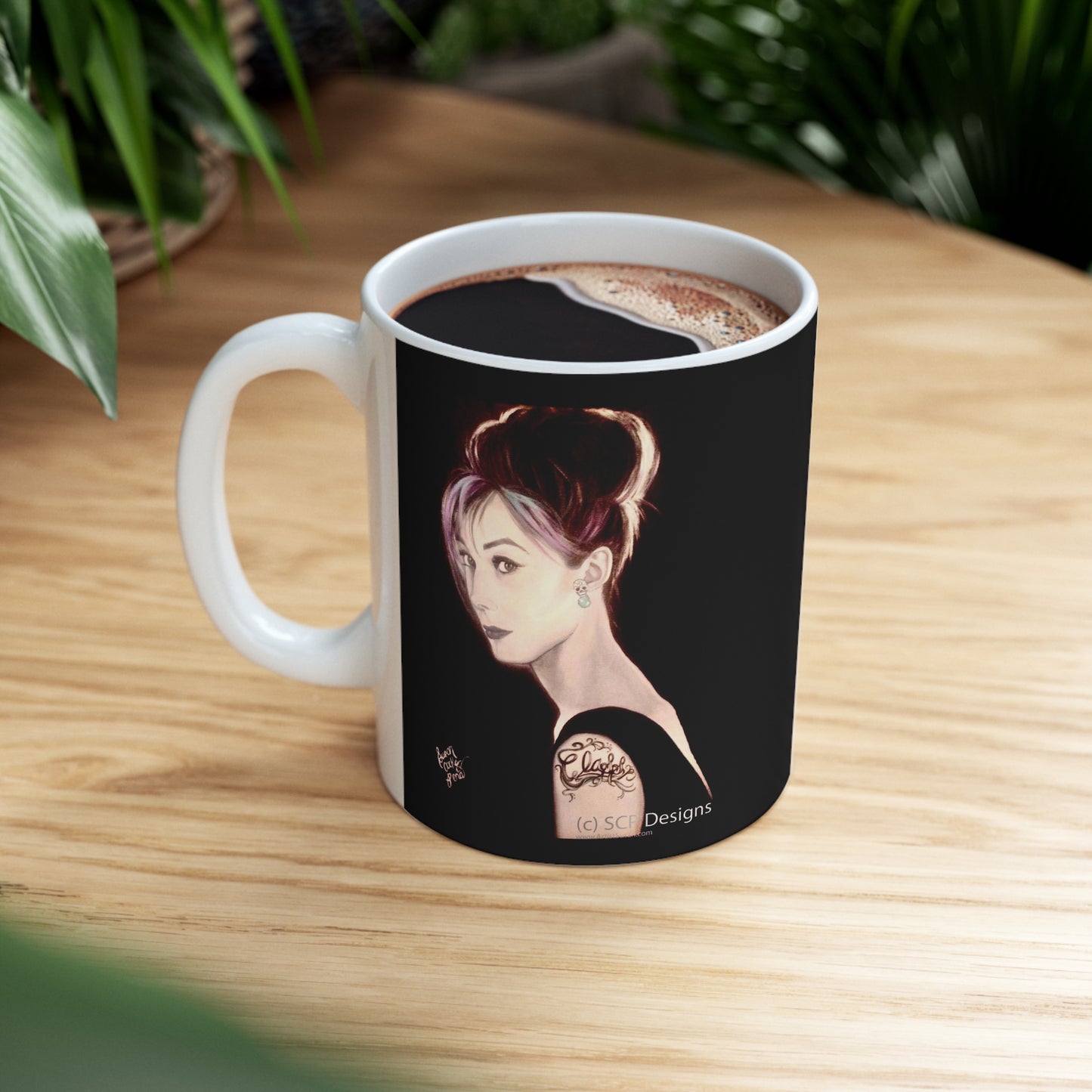 Breakfast at Tiffanys - Audrey Hepburn - class - Tiffany coffee mug - tiffanys mug - movie coffee mug