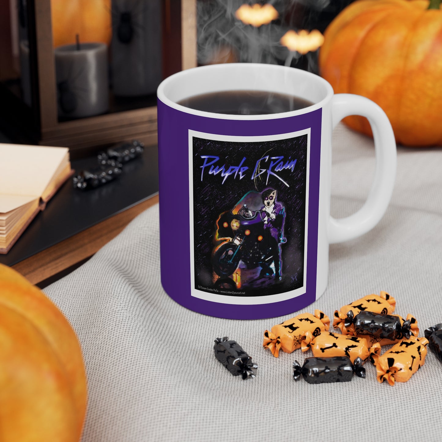 Sir Brennan Purple Grain - inspired by - Prince - Purple Rain - Prince mugs - Purple Rain Movie - Prince fans - Prince gifts