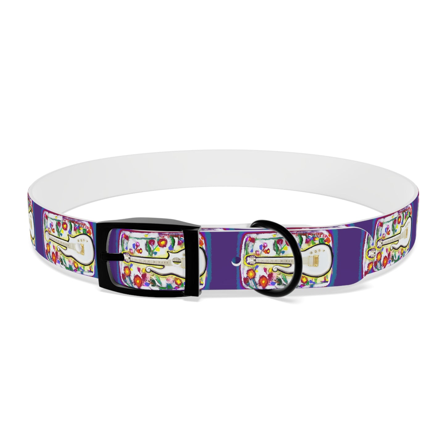 Prince - Guitar - Dog Collar - Prince dog collar - guitar dog collar - custom dog - gifts - guitar gift - guitar themed - rock n rol