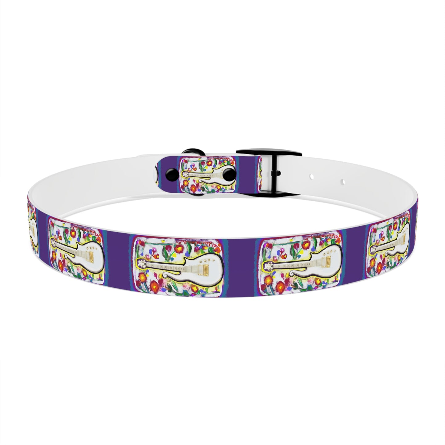 Prince - Guitar - Dog Collar - Prince dog collar - guitar dog collar - custom dog - gifts - guitar gift - guitar themed - rock n rol