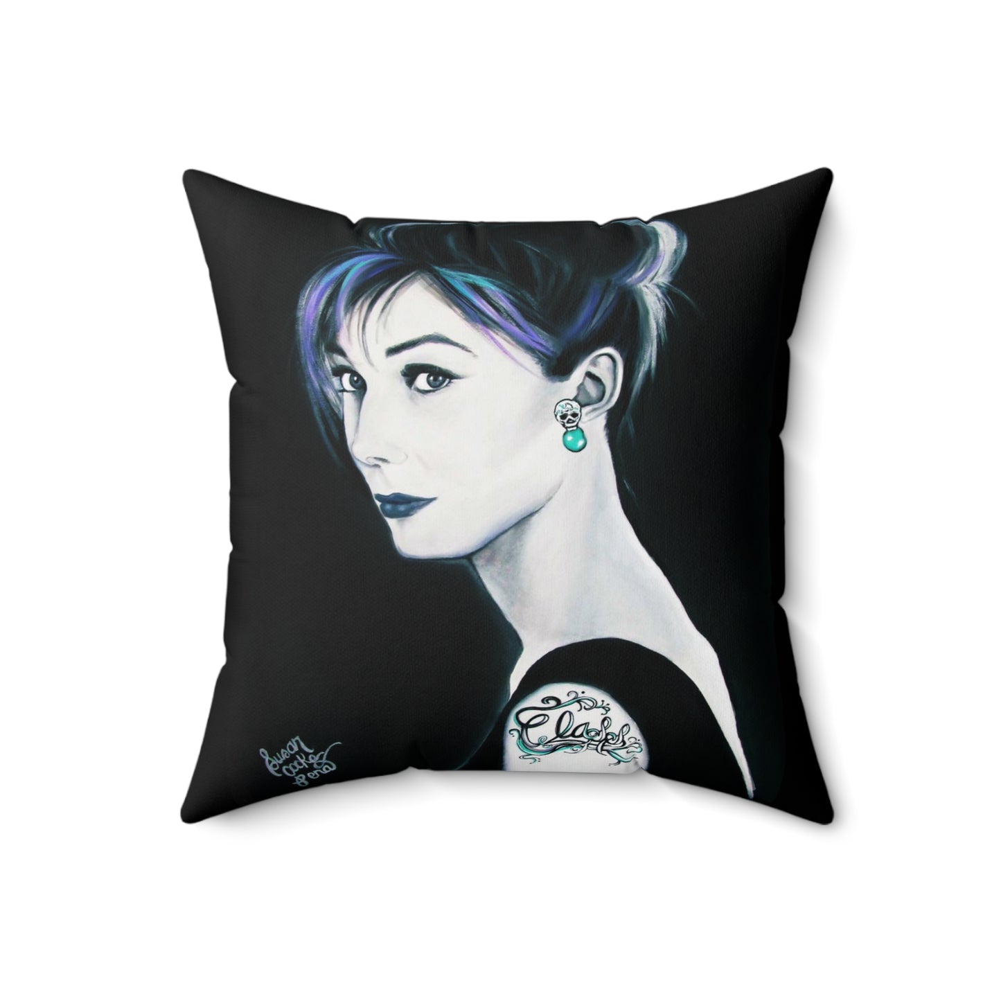 Class Breakfast  at Tiffany Art by SCP pillow - reversible -throw pillow all sizes  - Audrey Hepburn - Tiffany - Capote