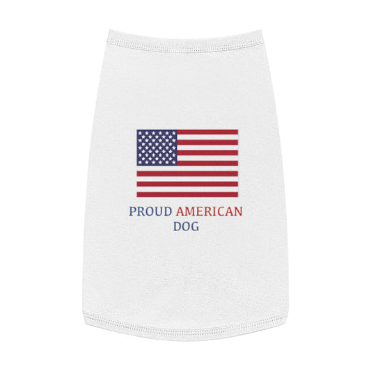 Proud American  - patriot dog shirt - t-shirt - dog tees - dog acessorie - pet shirt - pet shirt - dog t-shirt - cat t-shirt -do