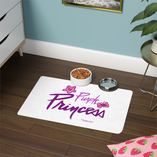 Prince-Inspired Art - Pet Food Mat (12x18) - food mat - prince themed pet - prince mat - prince for pets - prince pets - pet floor mat - princess