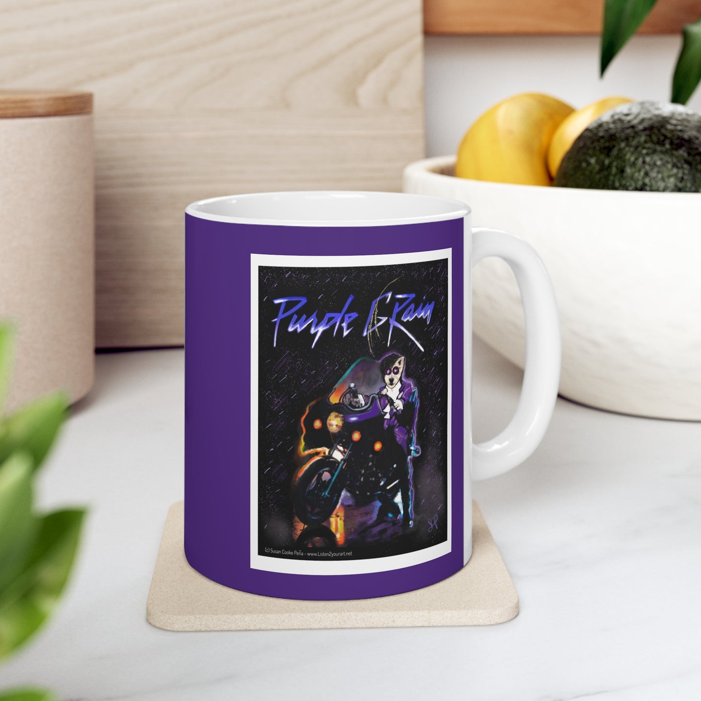 Sir Brennan Purple Grain - inspired by - Prince - Purple Rain - Prince mugs - Purple Rain Movie - Prince fans - Prince gifts