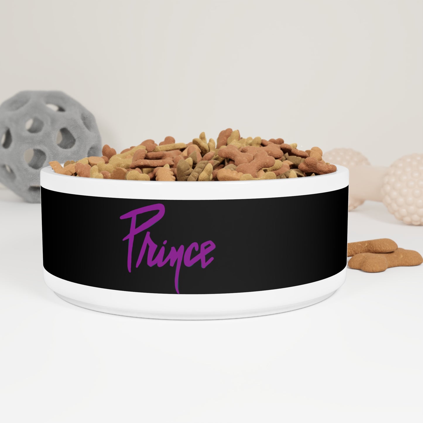 Prince-Inspired Art - pet food bowl - Pet Bowl - Dog Bowl - Cat Bowl - prince - 1999 - purple rain - 80s music - prince rogers nelson - prince logo - pai