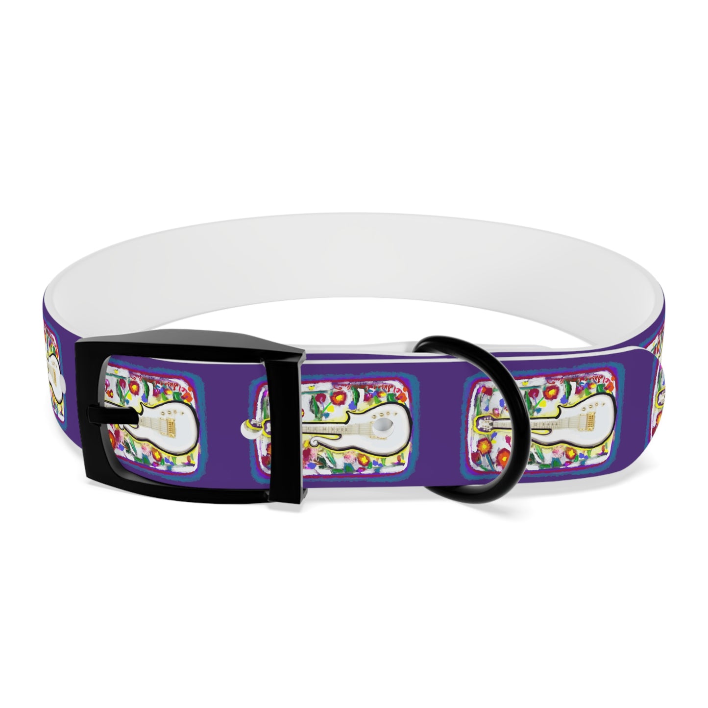 Prince - Guitar - Dog Collar - Prince dog collar - guitar dog collar - custom dog - gifts - guitar gift - guitar themed - rock n rol