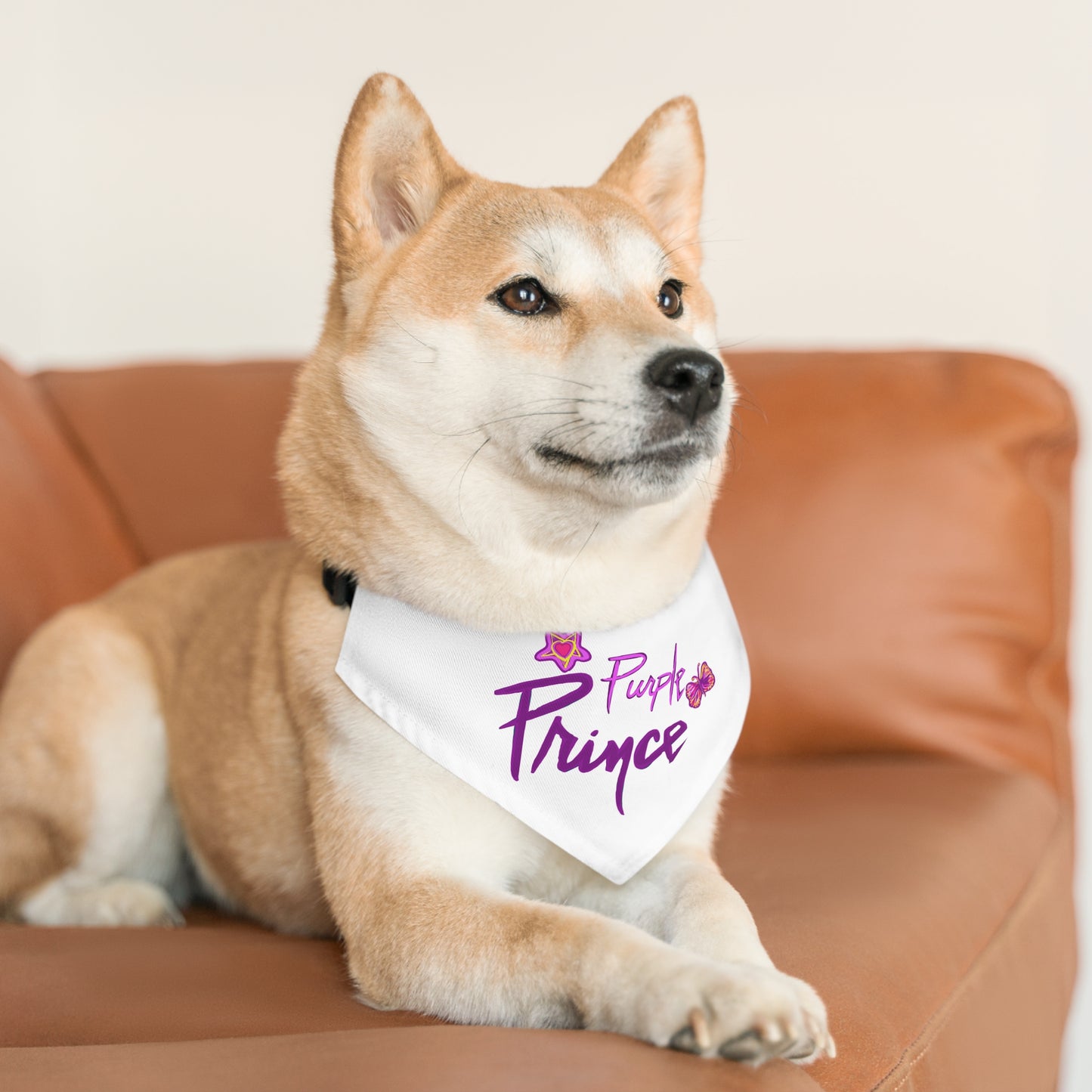 Prince-Inspired Art Rock and Roll Bandana Collar - Pet - Dog - Cat - Bandana Collar - Dog bandanas - Cat Bandanas - bandanas - prince - purple rain - prince ban