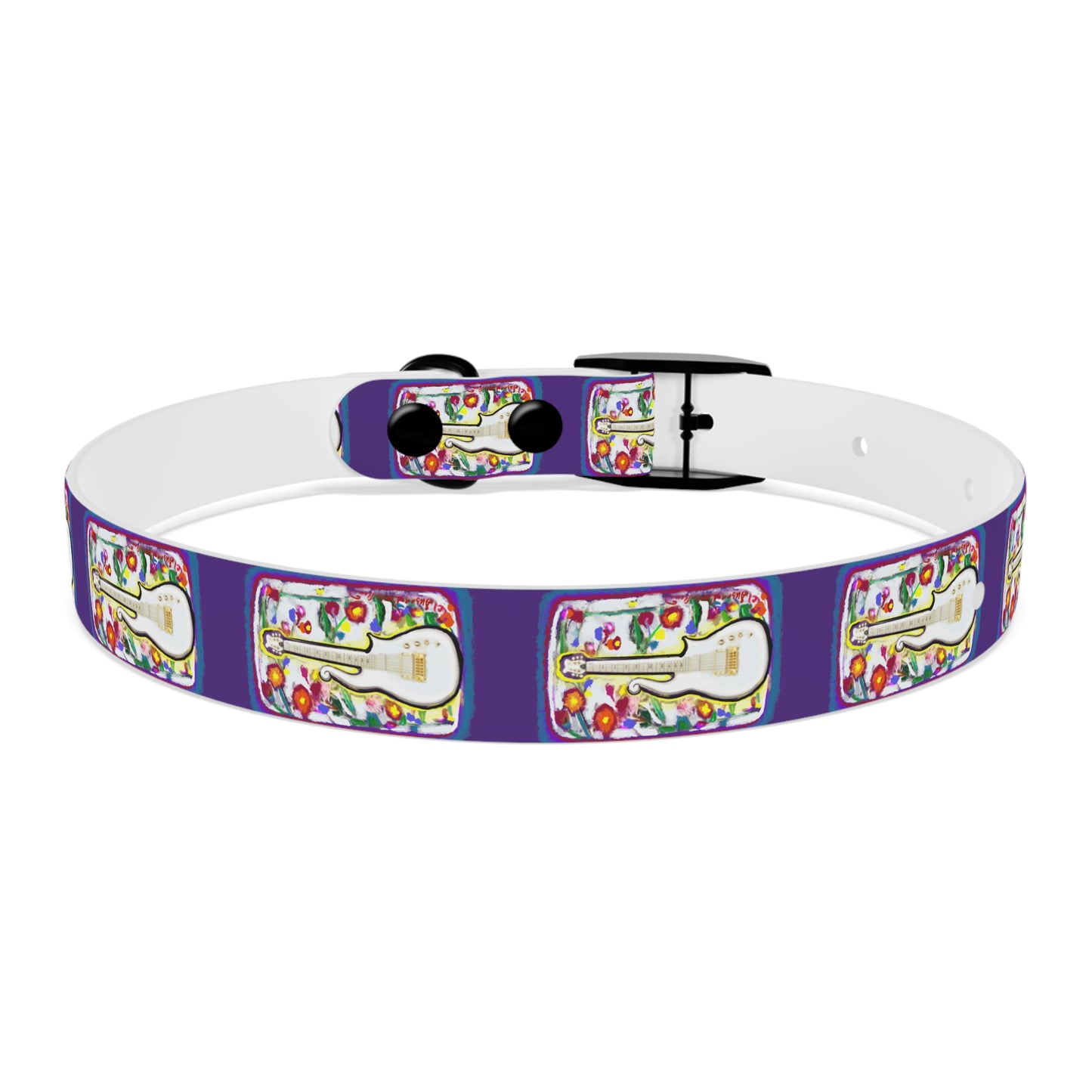 Prince - Guitar - Dog Collar - Prince dog collar - guitar dog collar - custom dog - gifts - guitar gift - guitar themed - rock n rol