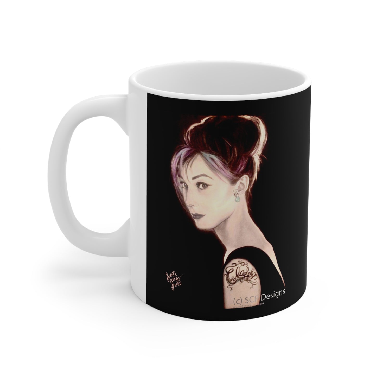 Breakfast at Tiffanys - Audrey Hepburn - class - Tiffany coffee mug - tiffanys mug - movie coffee mug