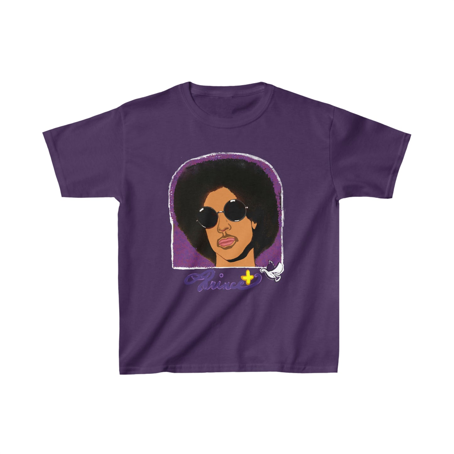 Prince - when doves cry- Kids t shirt - Prince Art - prince artwork - prince gift - Kids Cotton Tee - Prince art - Purple Rain