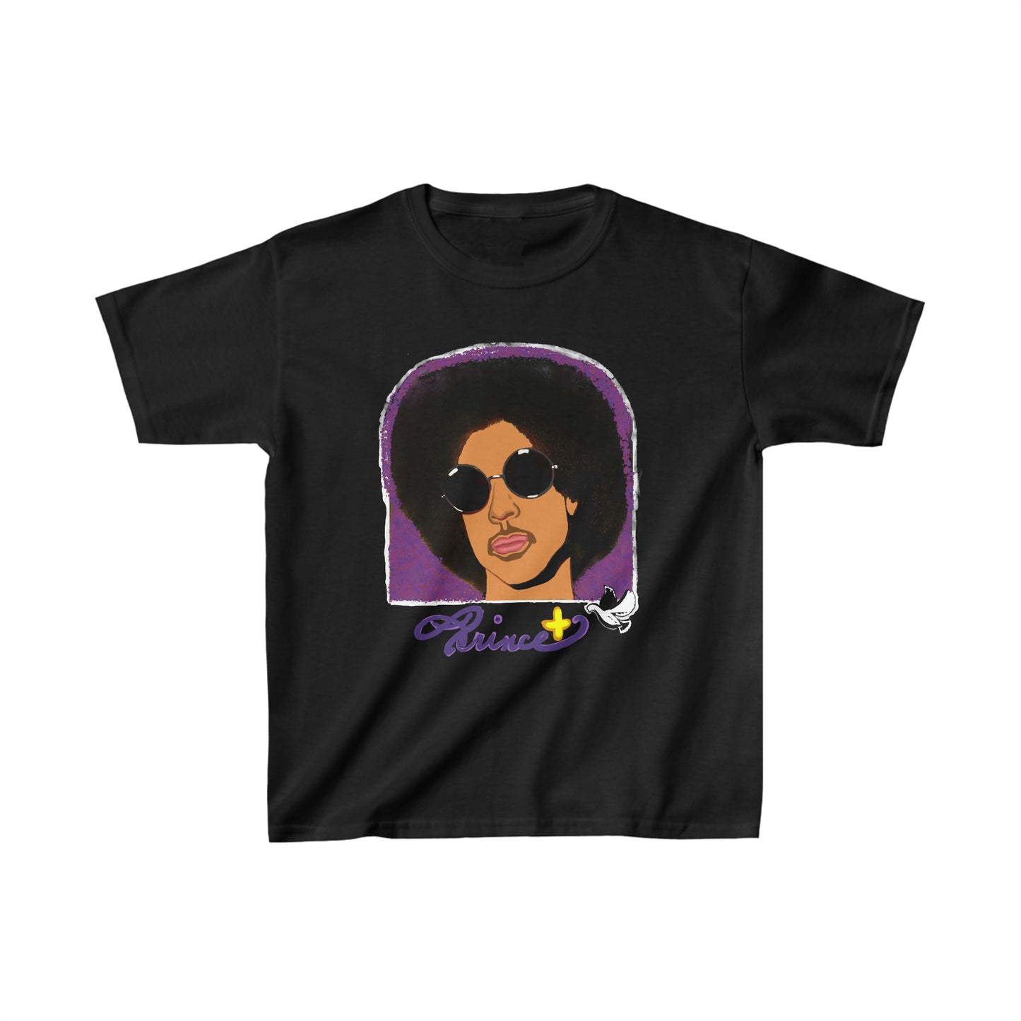 Prince - when doves cry- Kids t shirt - Prince Art - prince artwork - prince gift - Kids Cotton Tee - Prince art - Purple Rain