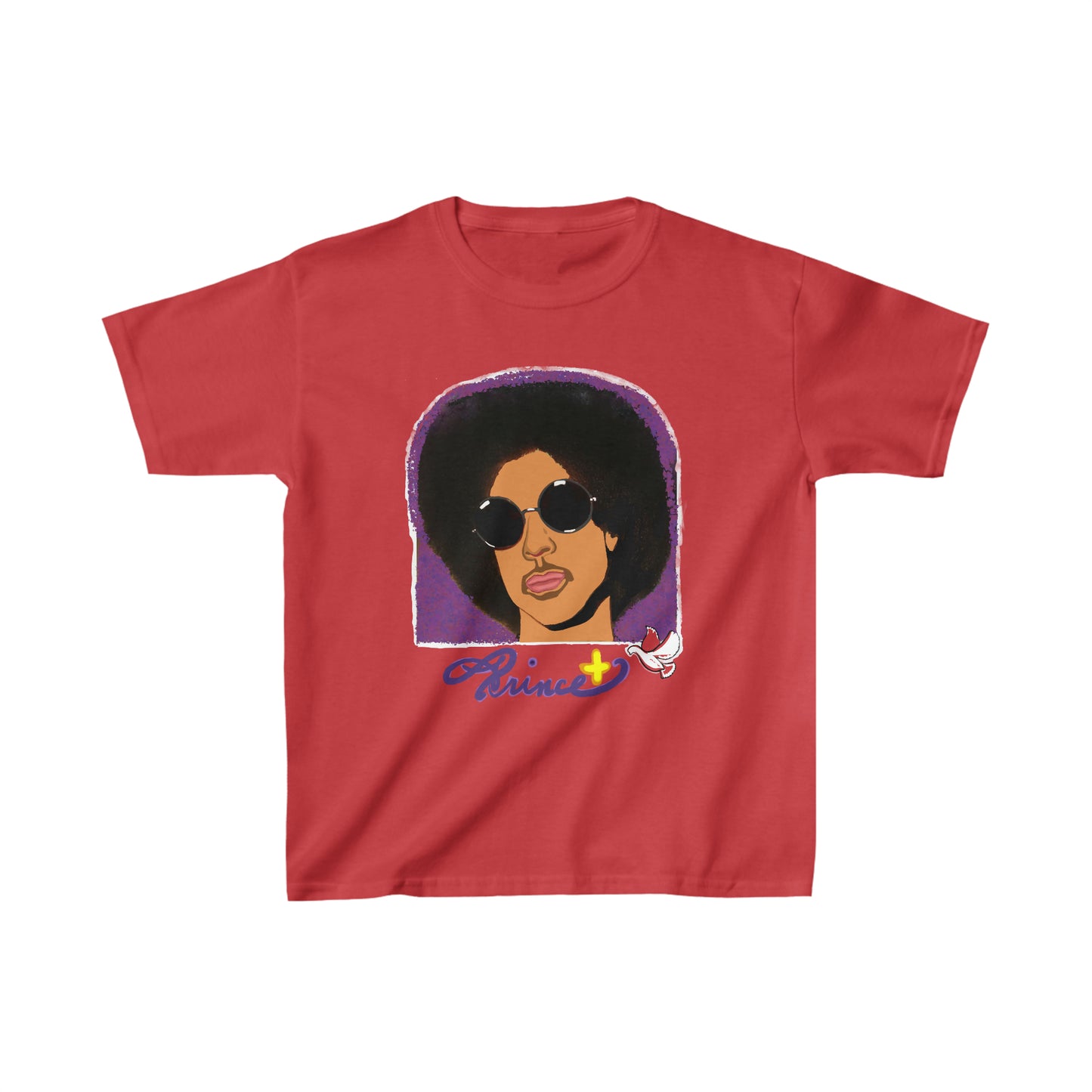 Prince - when doves cry- Kids t shirt - Prince Art - prince artwork - prince gift - Kids Cotton Tee - Prince art - Purple Rain