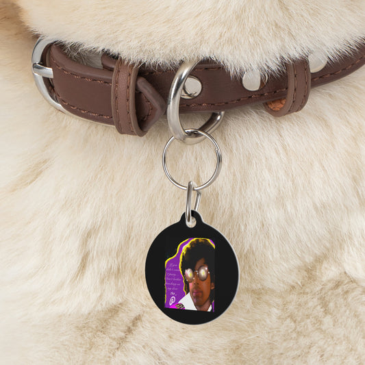 Prince-inspired Metal - Pet Tag - Pet charm - Pet gift - dog charm - cat charm - cat tag - dog jewelry - cat jewelry - prince - prince jewelry - prince pet