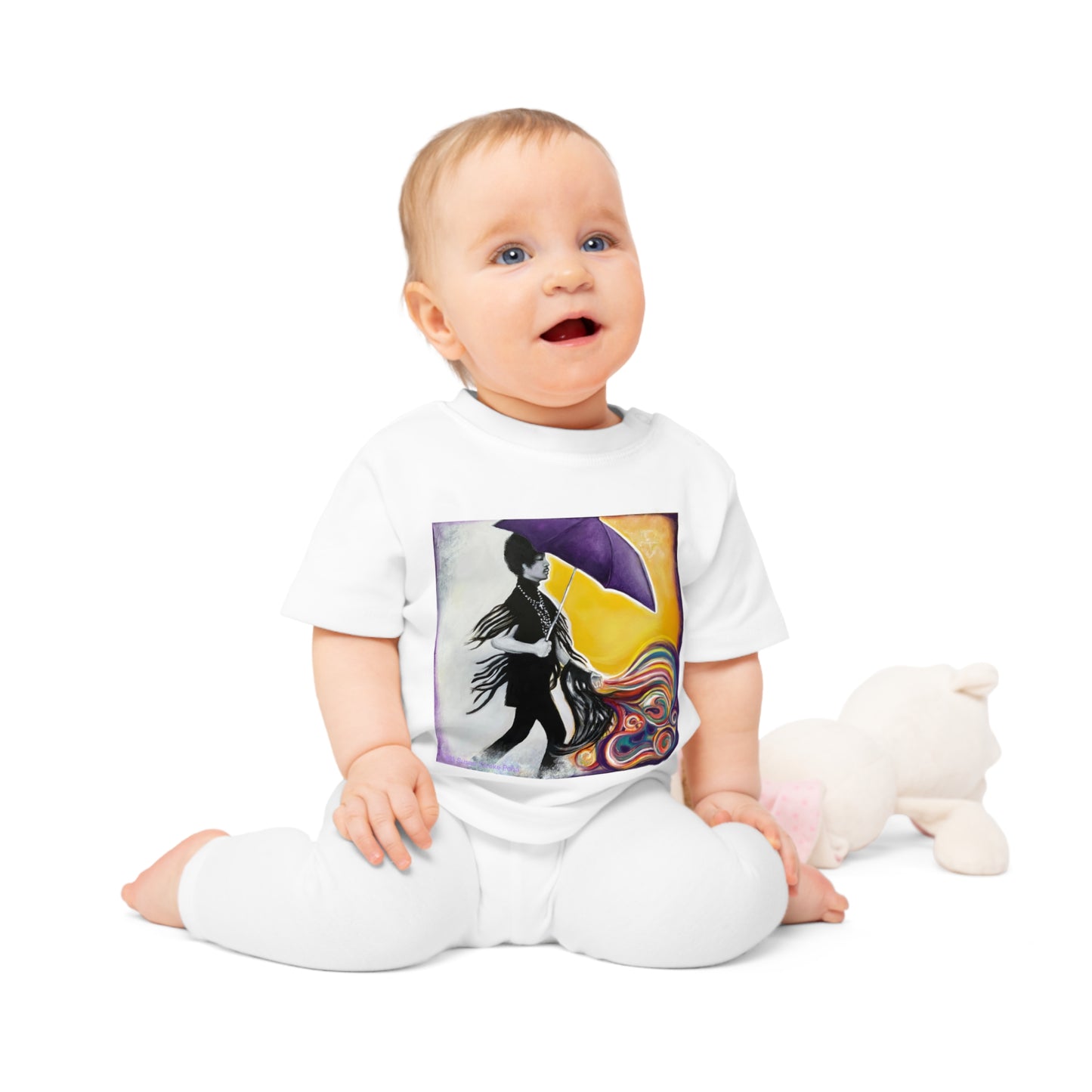 Prince - Purple Umbrella - Baby T-Shirt - Prince t shirt - Prince t-shirt - Prince onesie - Prince baby tee - Prince baby - Purple Rain