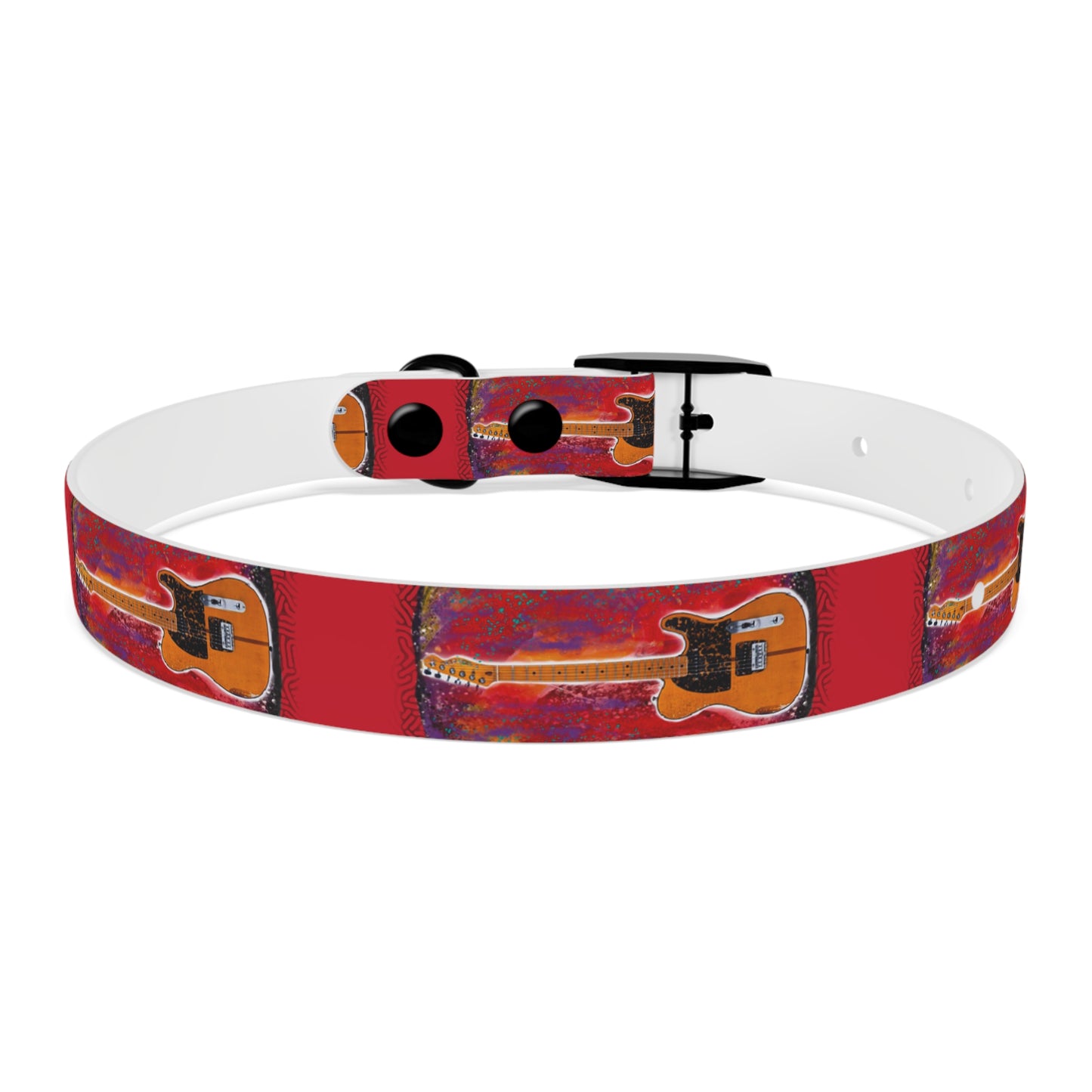 Prince - Guitar - Dog Collar - Prince dog collar - guitar dog collar - custom dog - gifts - guitar gift - guitar themed - rock n roll