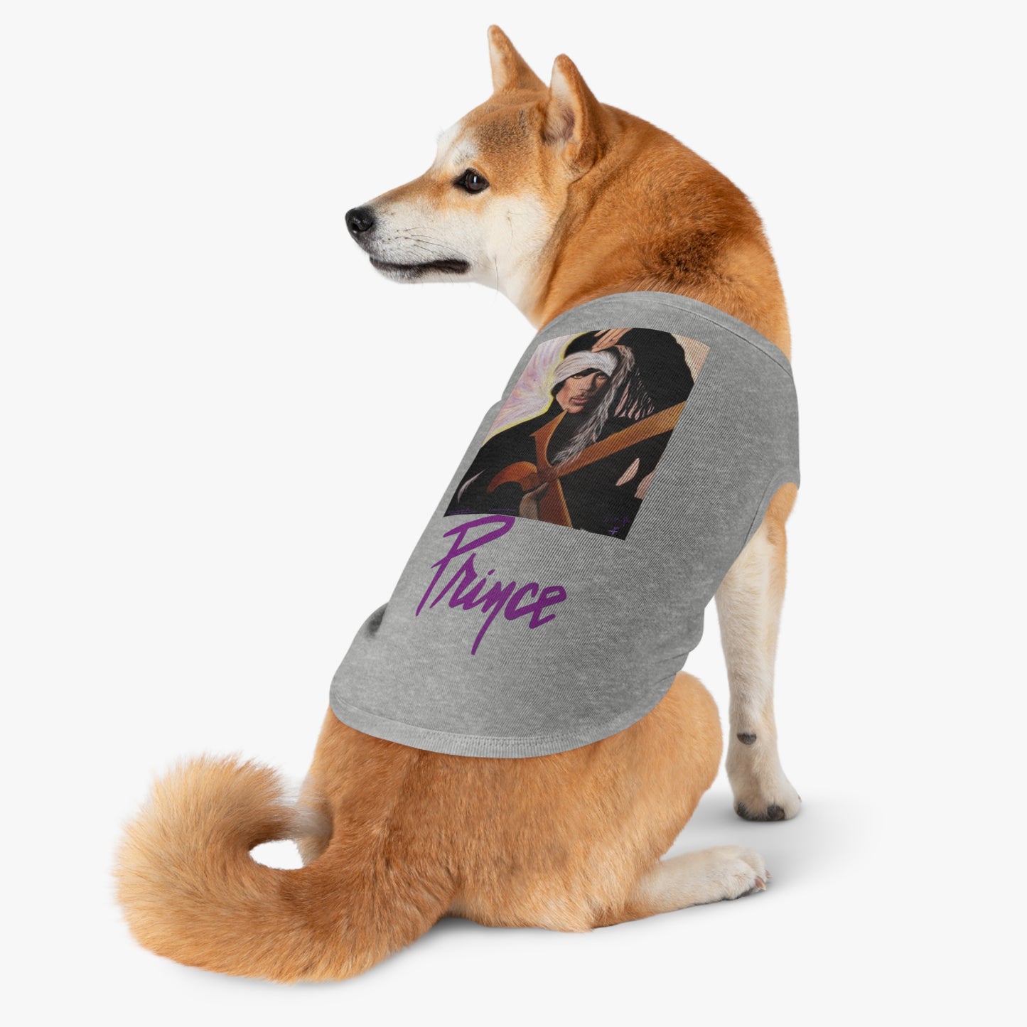 Prince - guitar - prince t-shirt - pet shirt - pet t-shirt - dog t-shirt - cat t-shirt - pet tee - dog clothes - purple rain