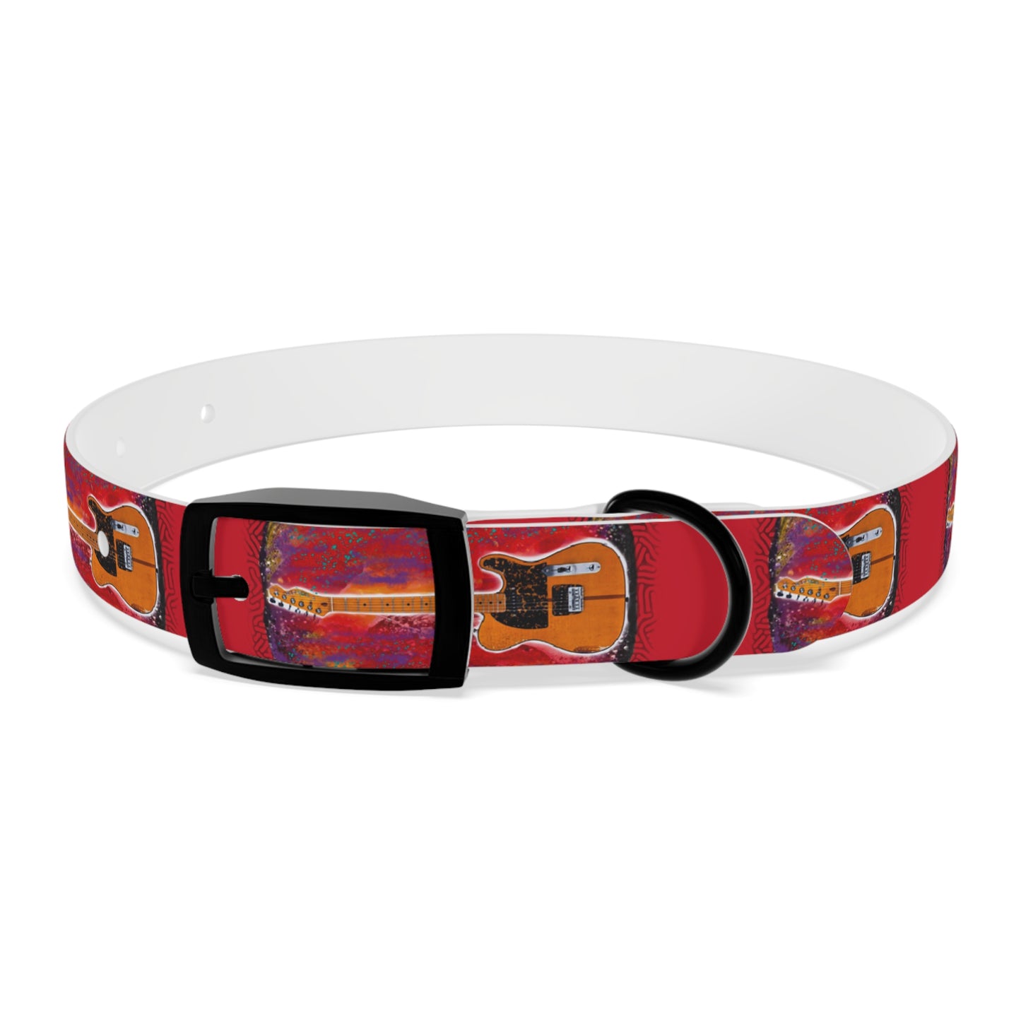 Prince - Guitar - Dog Collar - Prince dog collar - guitar dog collar - custom dog - gifts - guitar gift - guitar themed - rock n roll