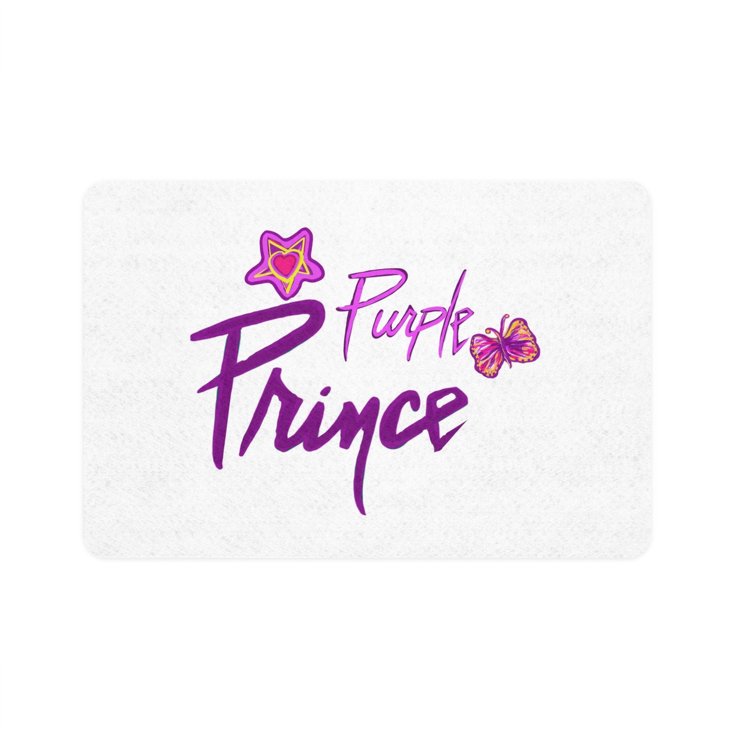 Prince-Inspired Art - Pet Food Mat (12x18) - food mat - prince themed pet - prince mat - prince for pets - prince pets - purple umbrella - purple