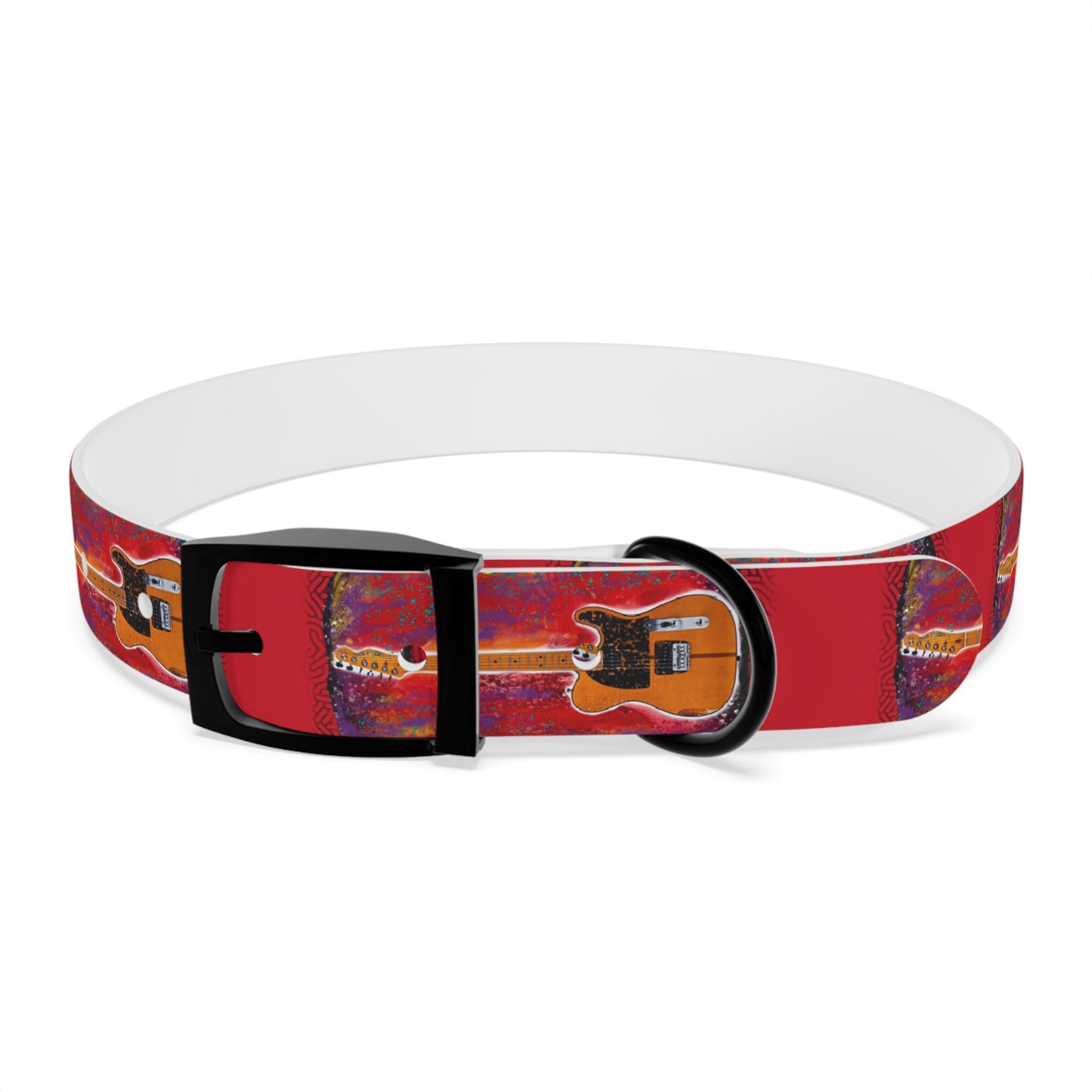 Prince - Guitar - Dog Collar - Prince dog collar - guitar dog collar - custom dog - gifts - guitar gift - guitar themed - rock n roll