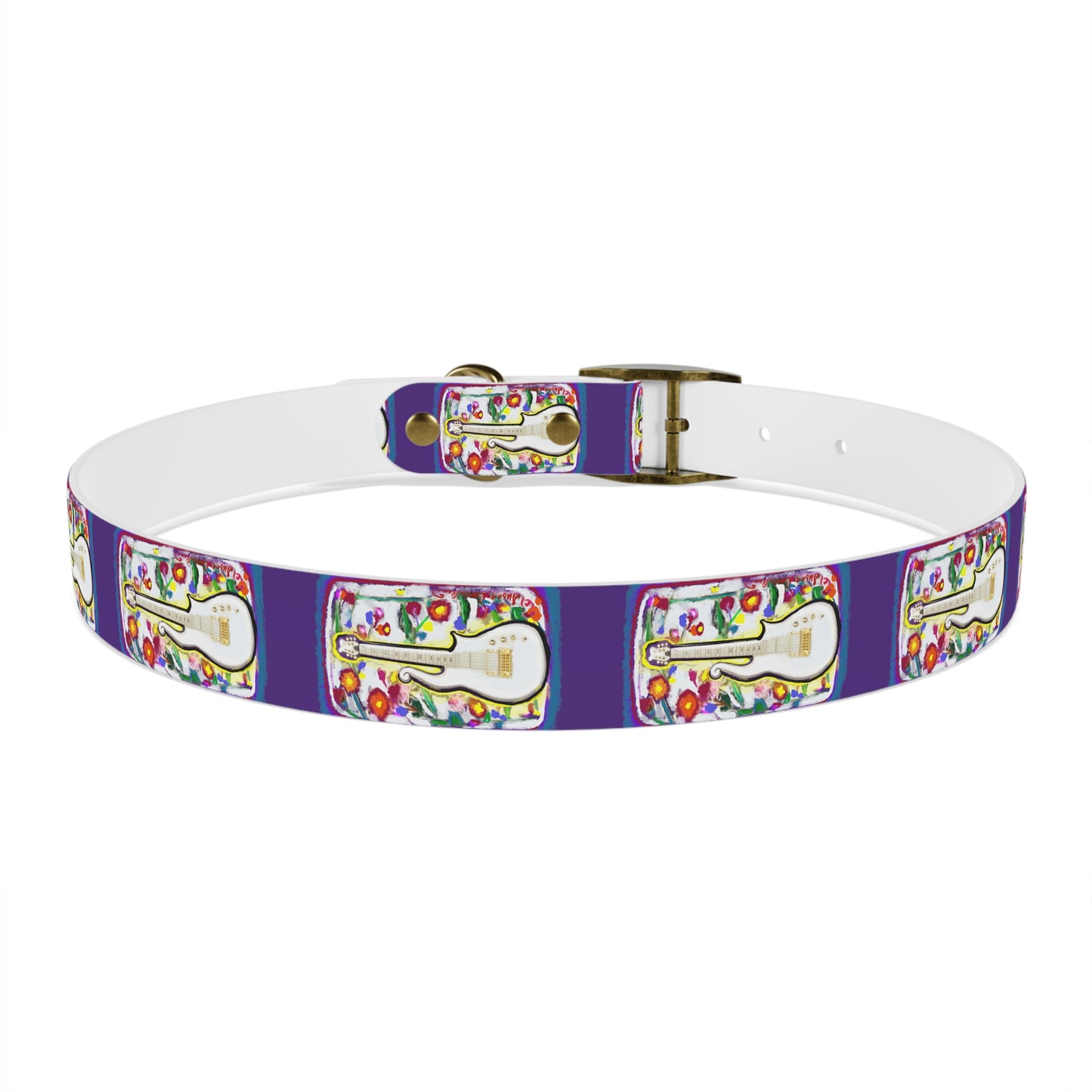 Prince - Guitar - Dog Collar - Prince dog collar - guitar dog collar - custom dog - gifts - guitar gift - guitar themed - rock n rol