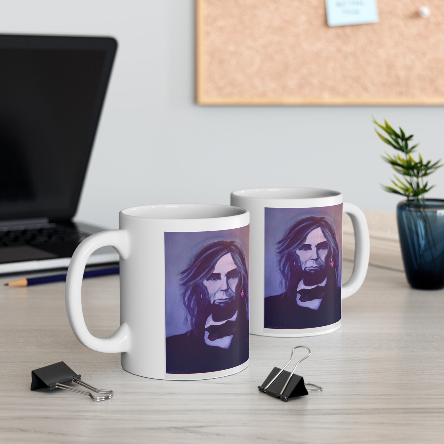 Lincoln - president - coffee mug - lincoln coffee mug - coffee mugs -  freedom coffee mug