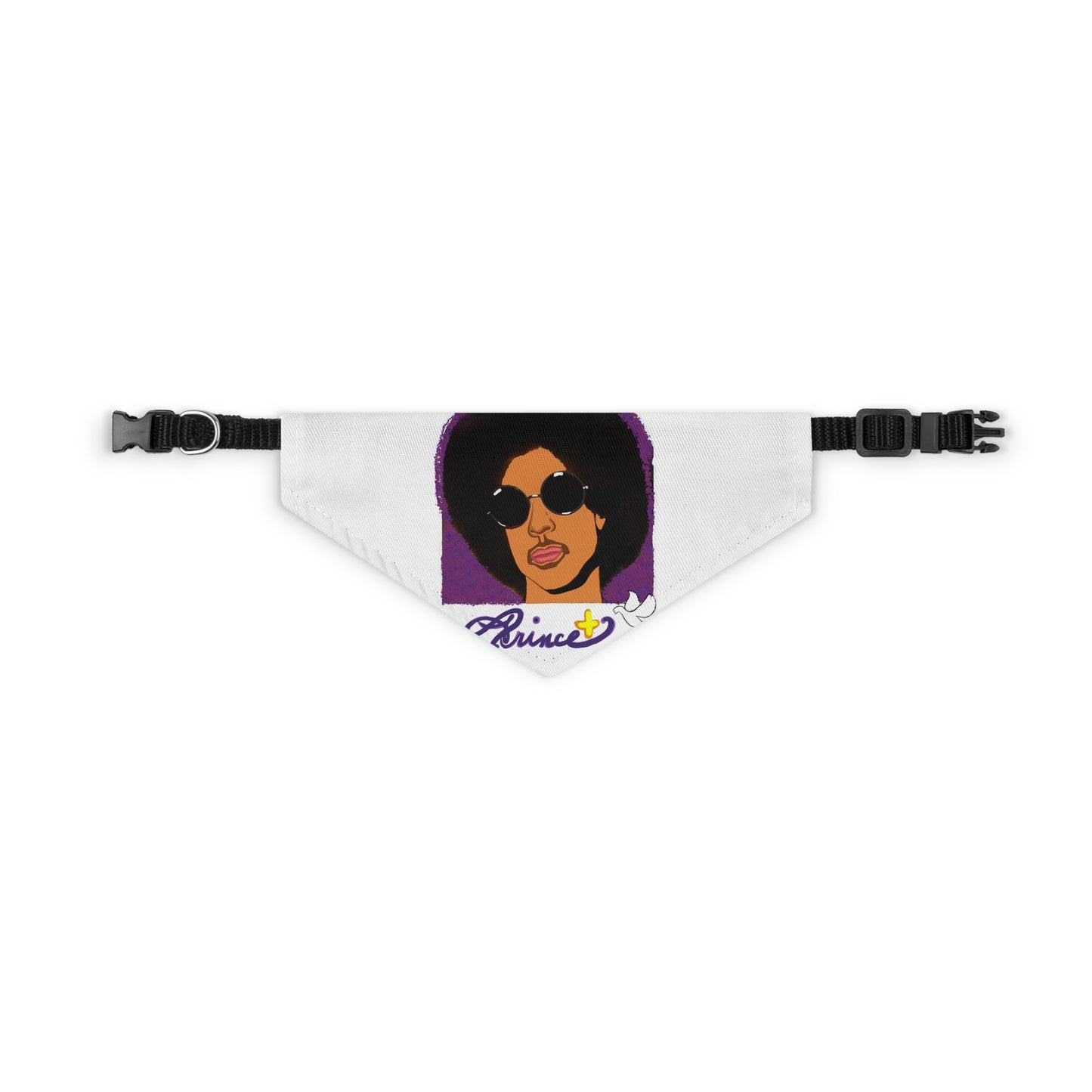 Original Art Prince-Inspired Rock and Roll - Pet - Dog - Cat - Bandana Collar - Dog bandanas - Cat Bandanas - bandanas - prince - purple rain - prince ban