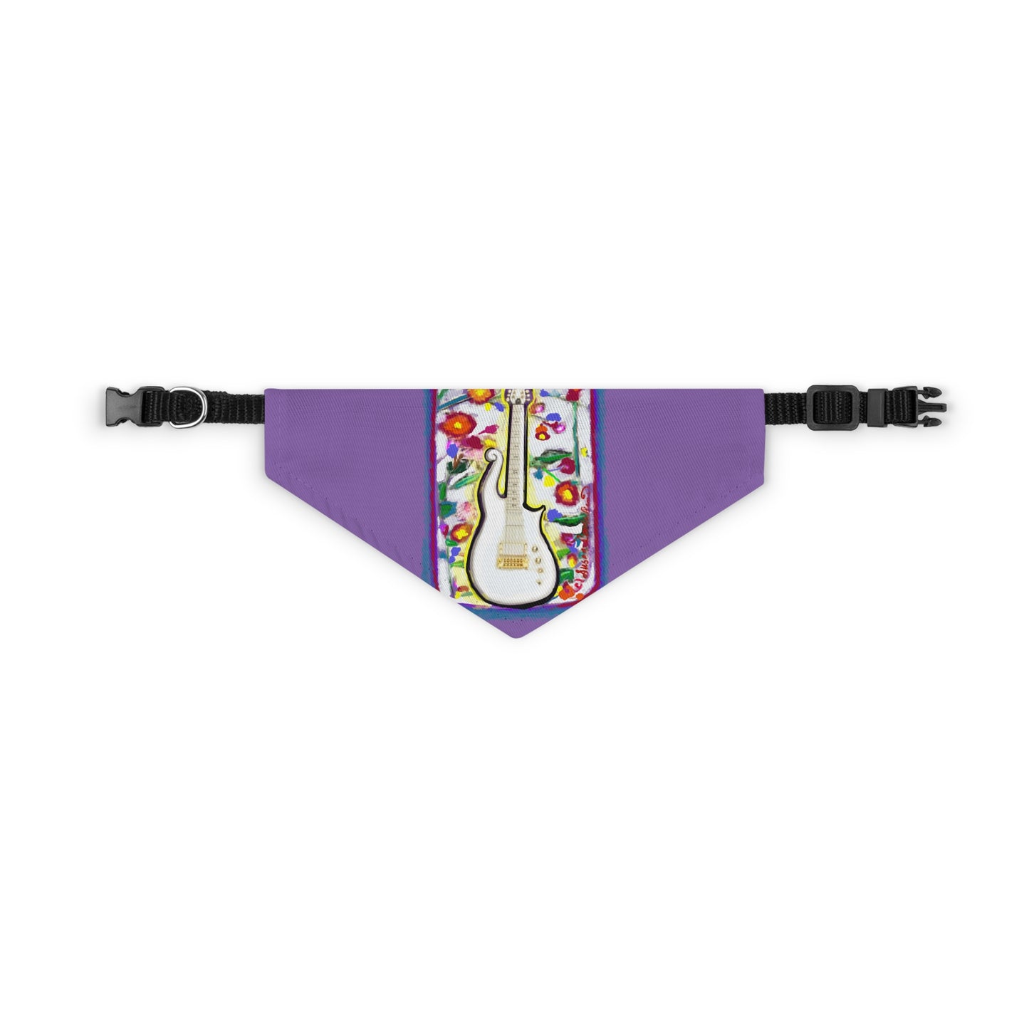 Prince Cloud Guitar - purple rain - Pet - Dog - Cat - Bandana Collar - Dog bandanas - Cat Bandanas - bandanas - prince bandana